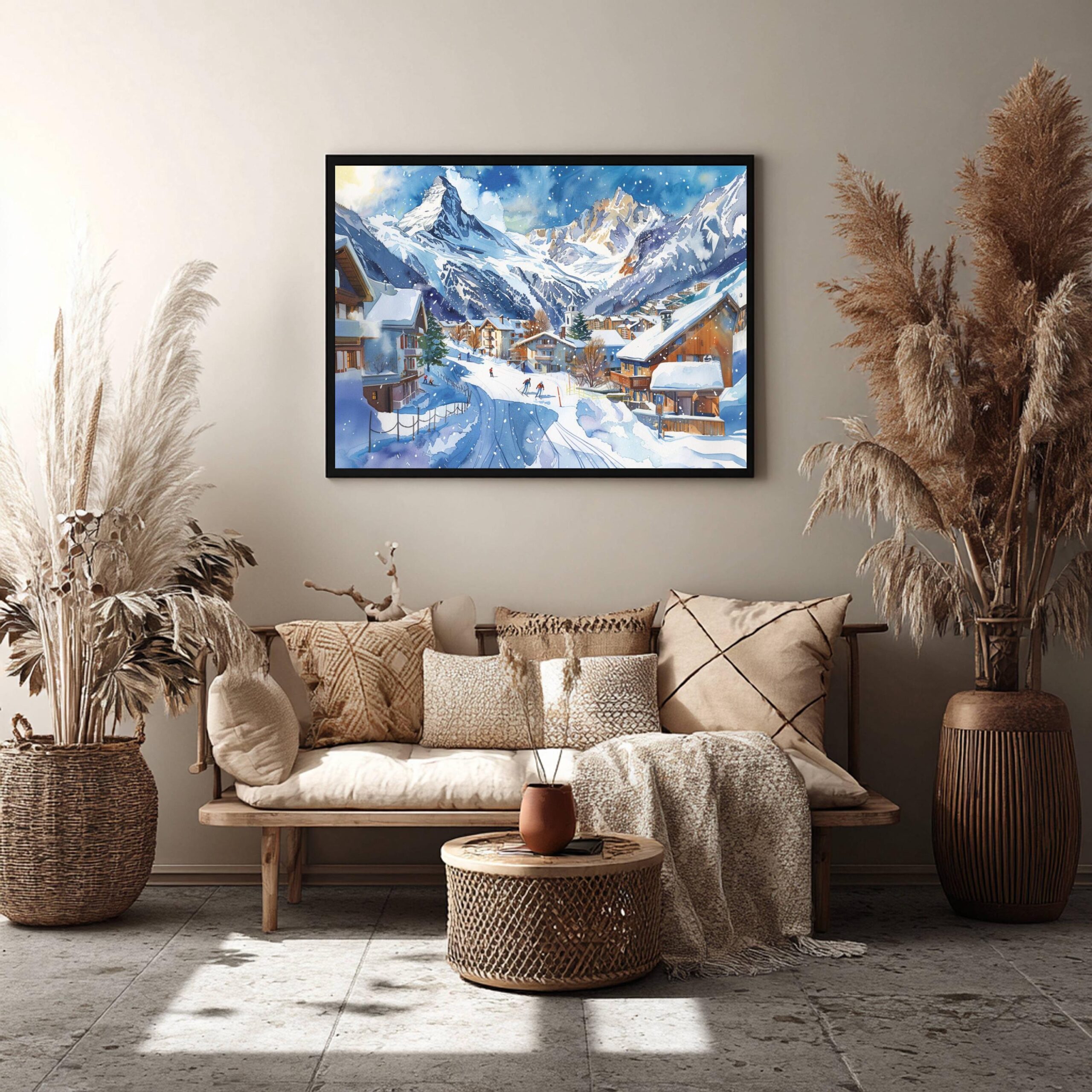 Chamonix France Watercolor Print: Europe Travel Art Poster - Image 8