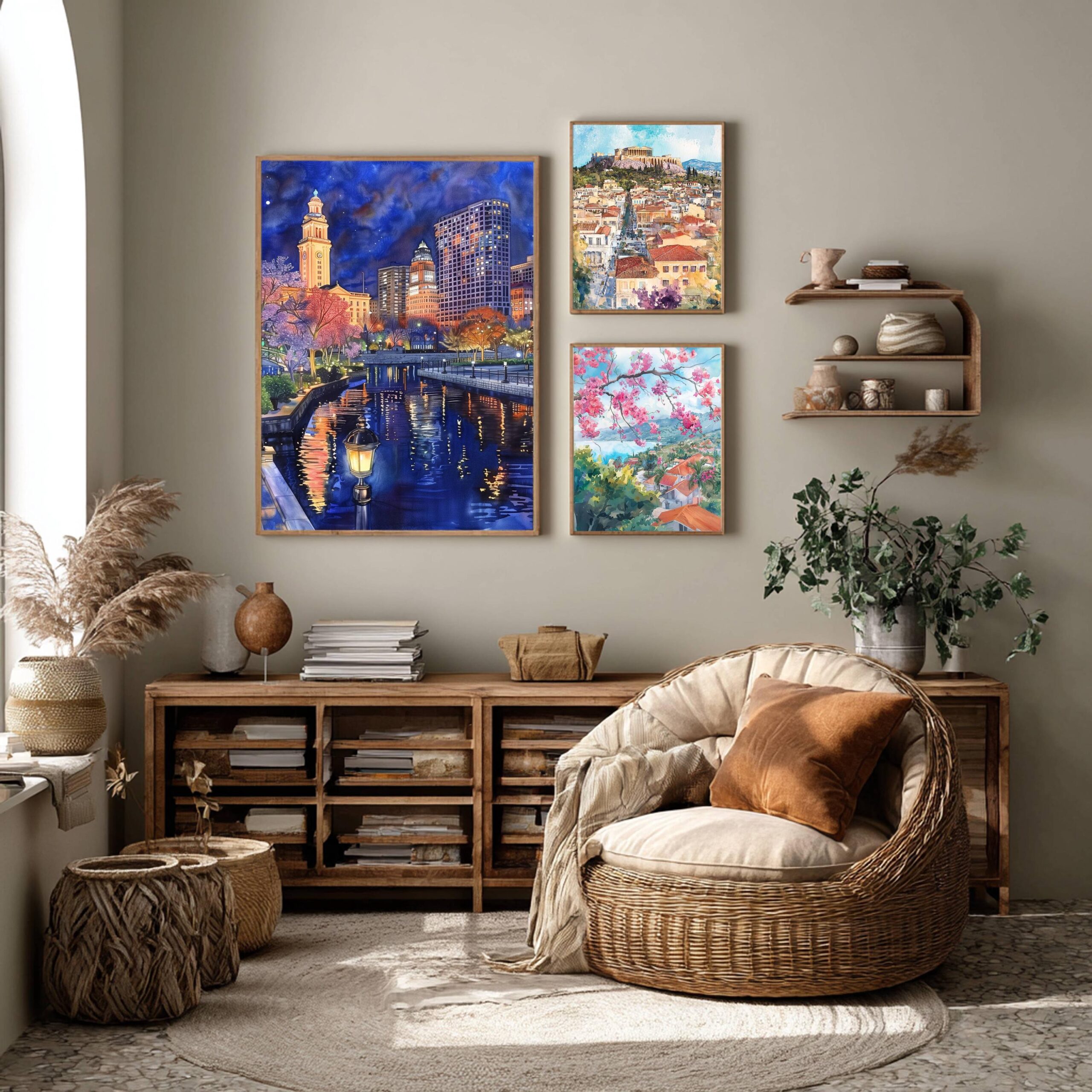 Waterford Park Providence Rhode Island Watercolor Print: USA Travel Art Poster - Image 2
