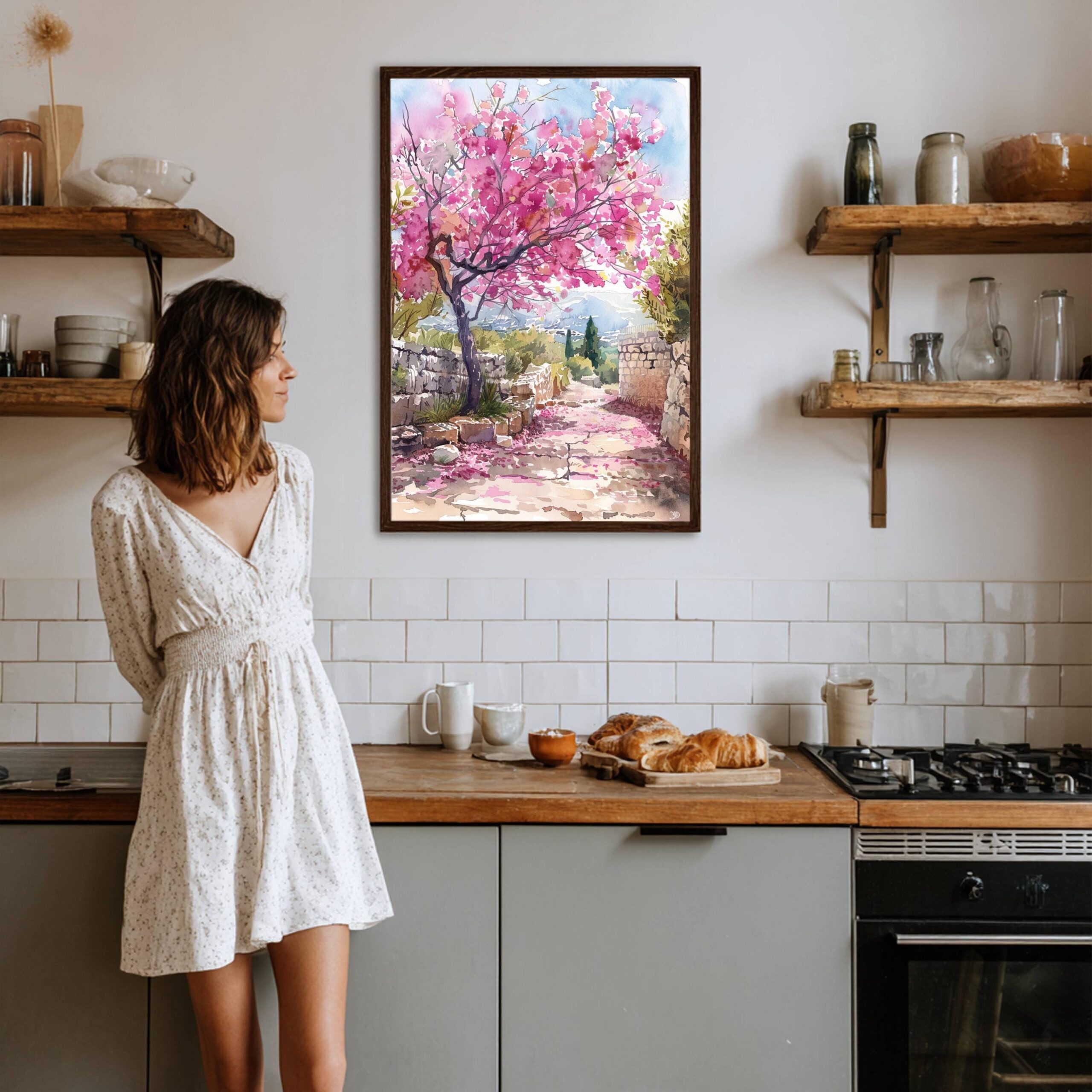 Israel Middle East Watercolor Print: Travel Art Poster - Image 3