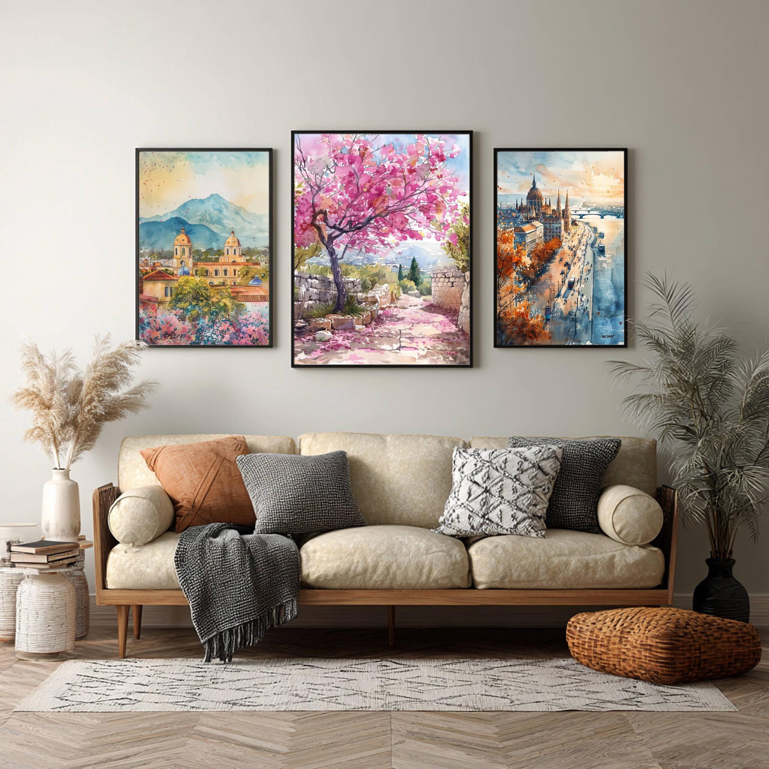 Israel Middle East Watercolor Print: Travel Art Poster - Image 5