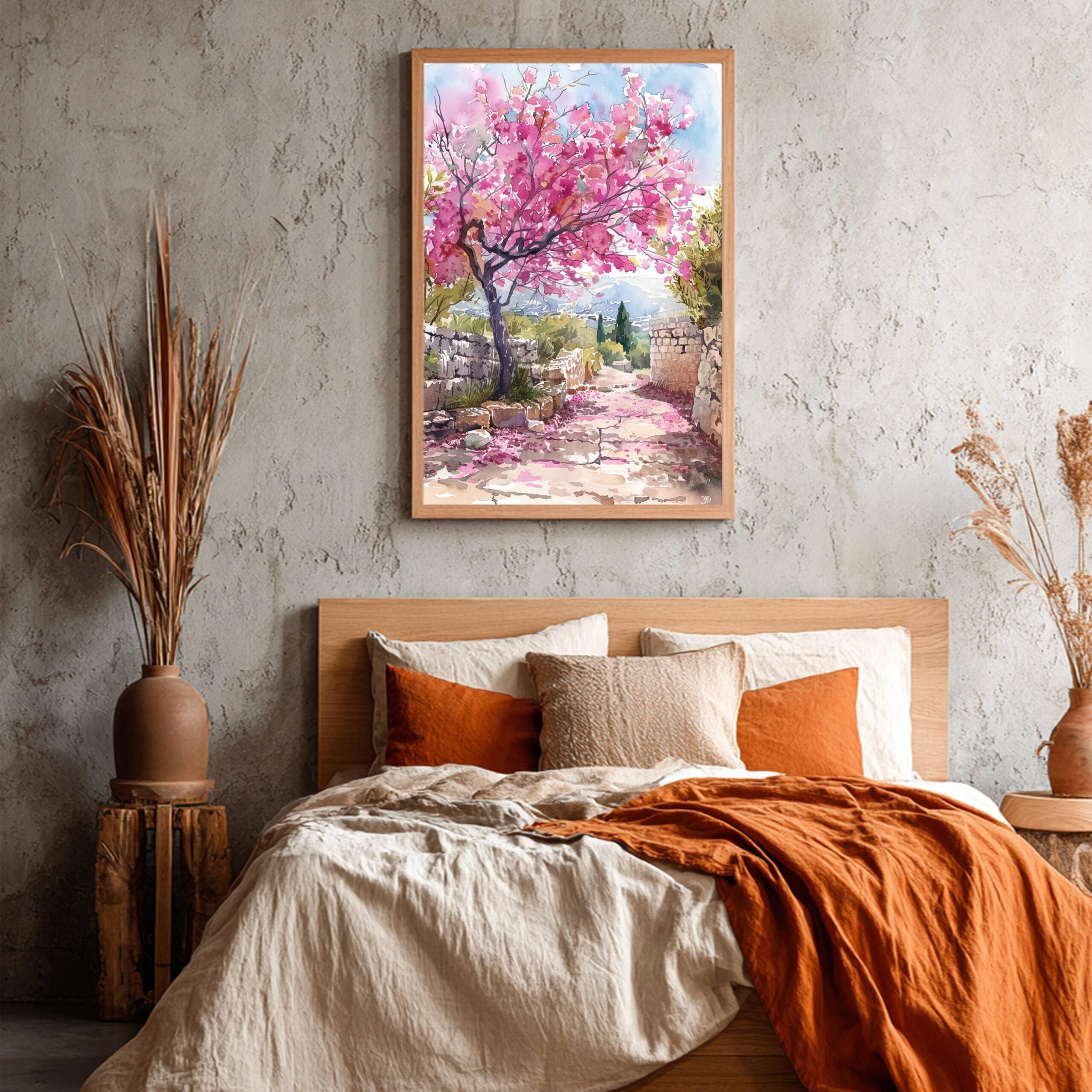 Israel Middle East Watercolor Print: Travel Art Poster - Image 7