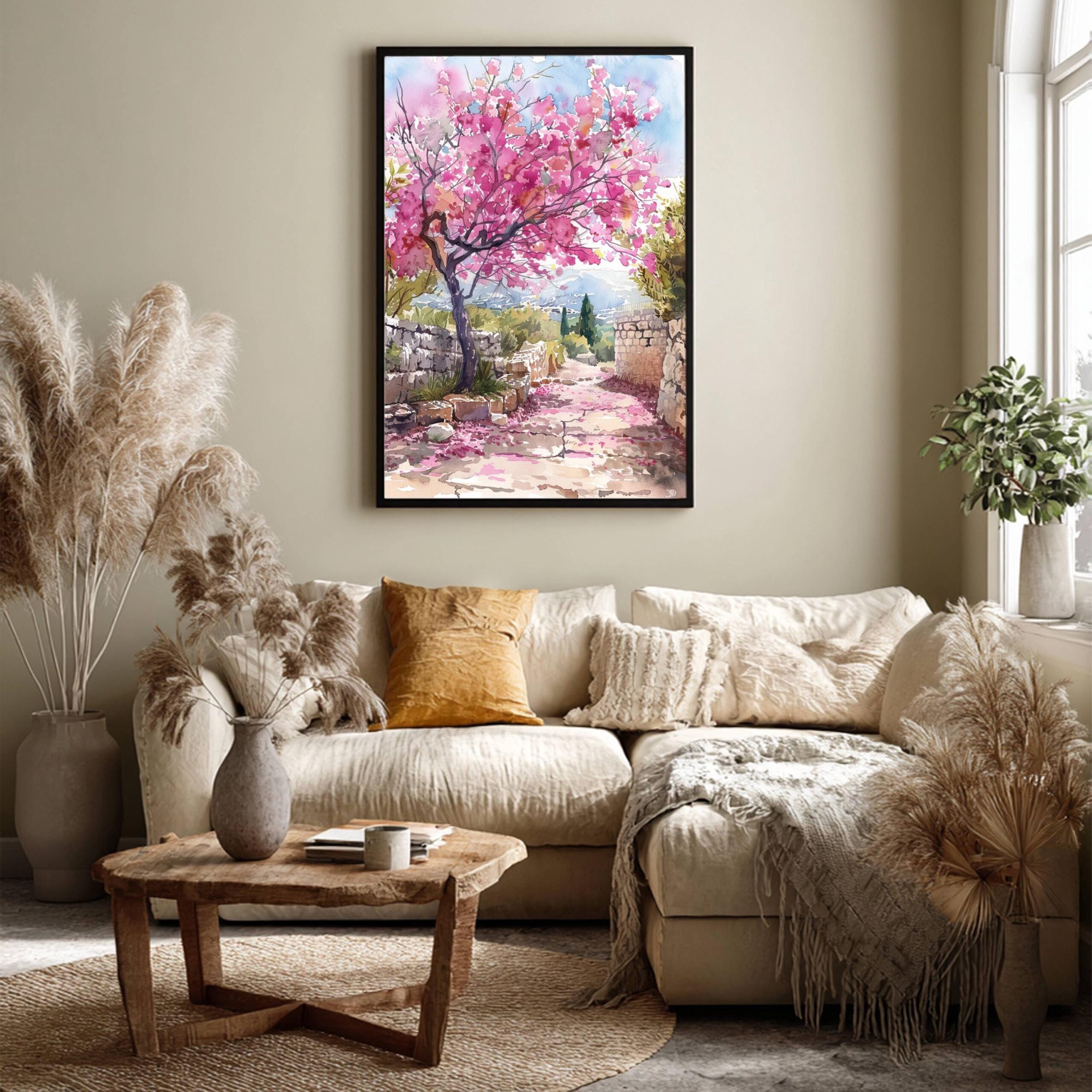 Israel Middle East Watercolor Print: Travel Art Poster - Image 8