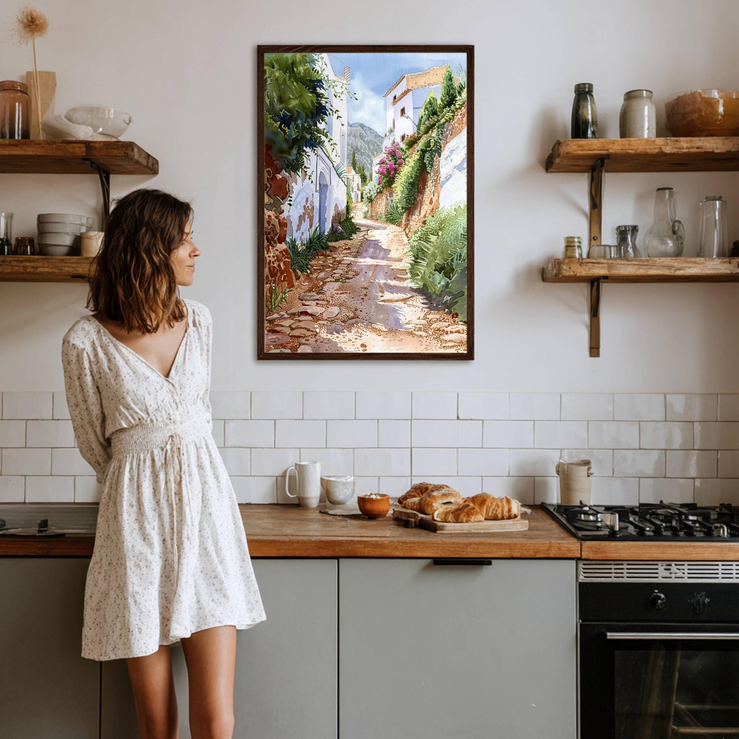 Morocco North Africa Watercolor: Travel Poster Print - Image 4