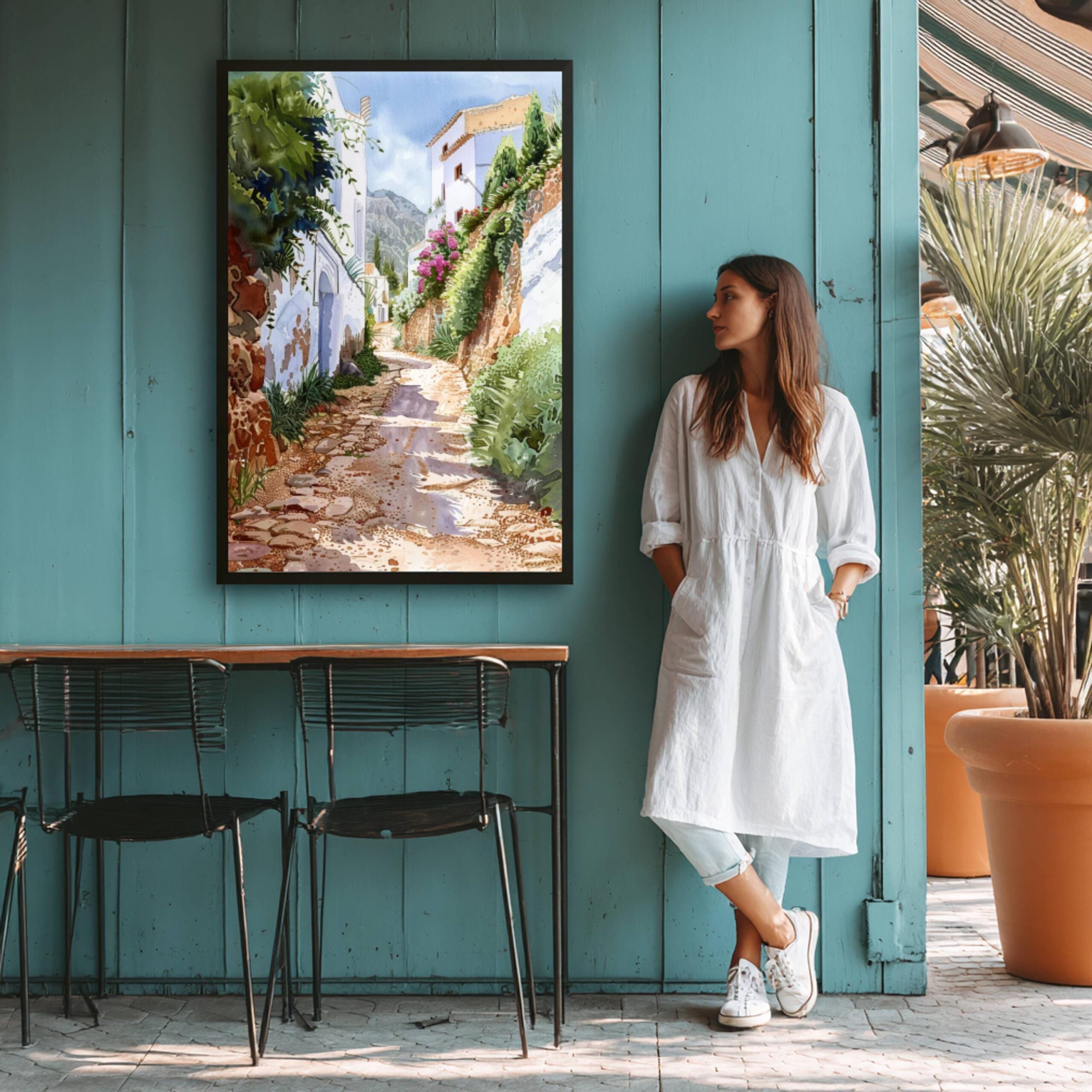 Morocco North Africa Watercolor: Travel Poster Print - Image 5