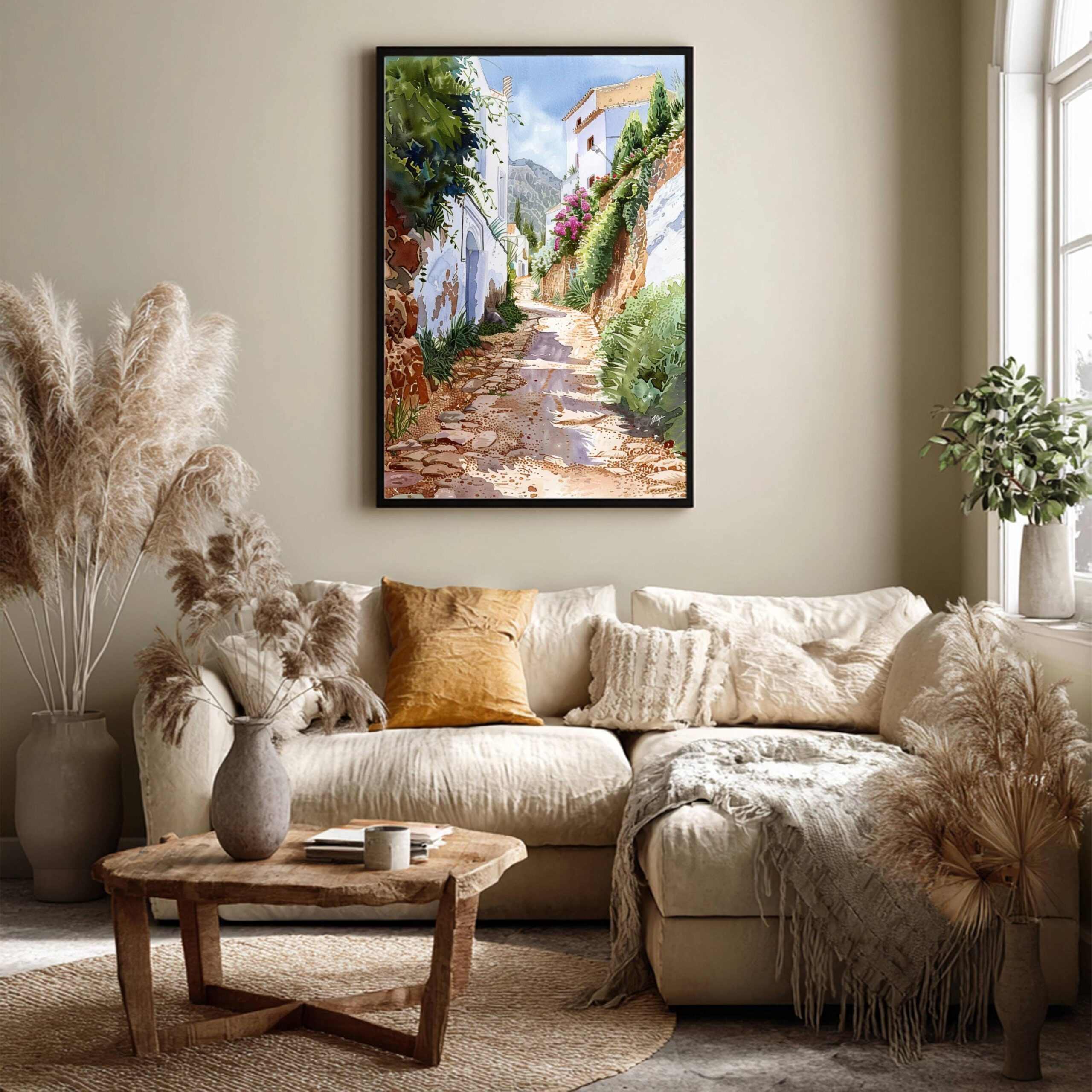 Morocco North Africa Watercolor: Travel Poster Print - Image 9