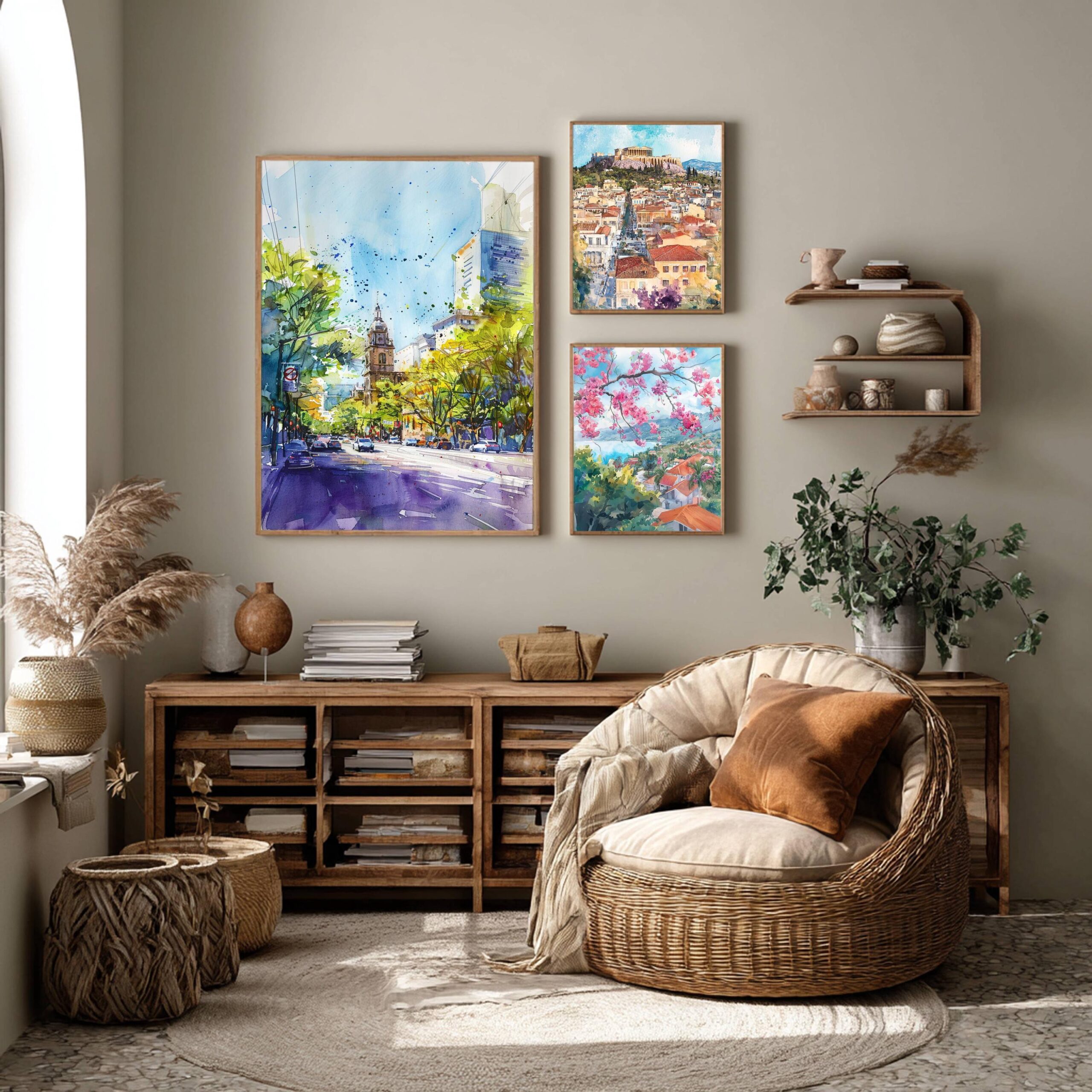 San Jose Costa Rica Watercolor: Travel Poster - Image 7