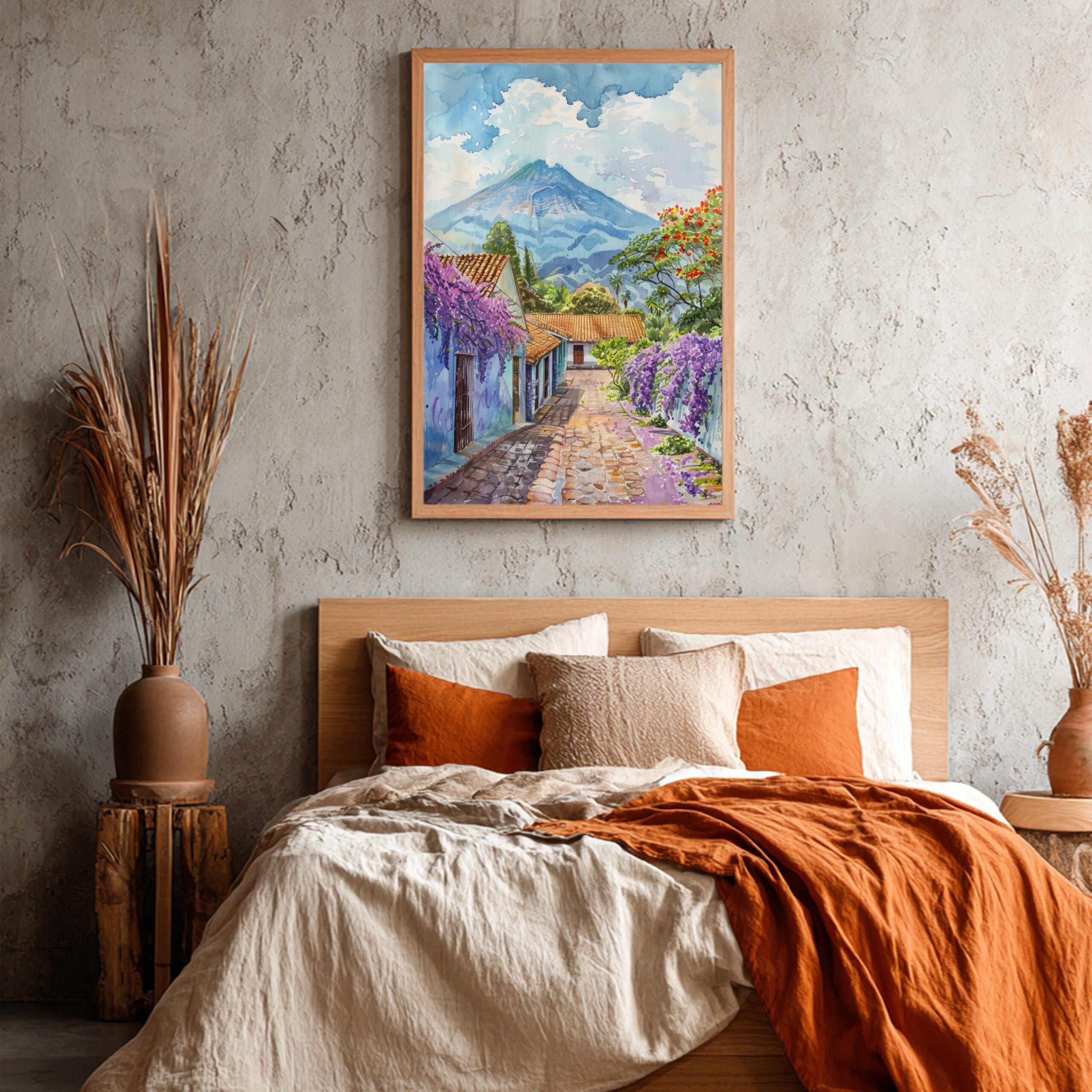 El Salvador Central America Watercolor Print: Travel Art Poster - Image 7