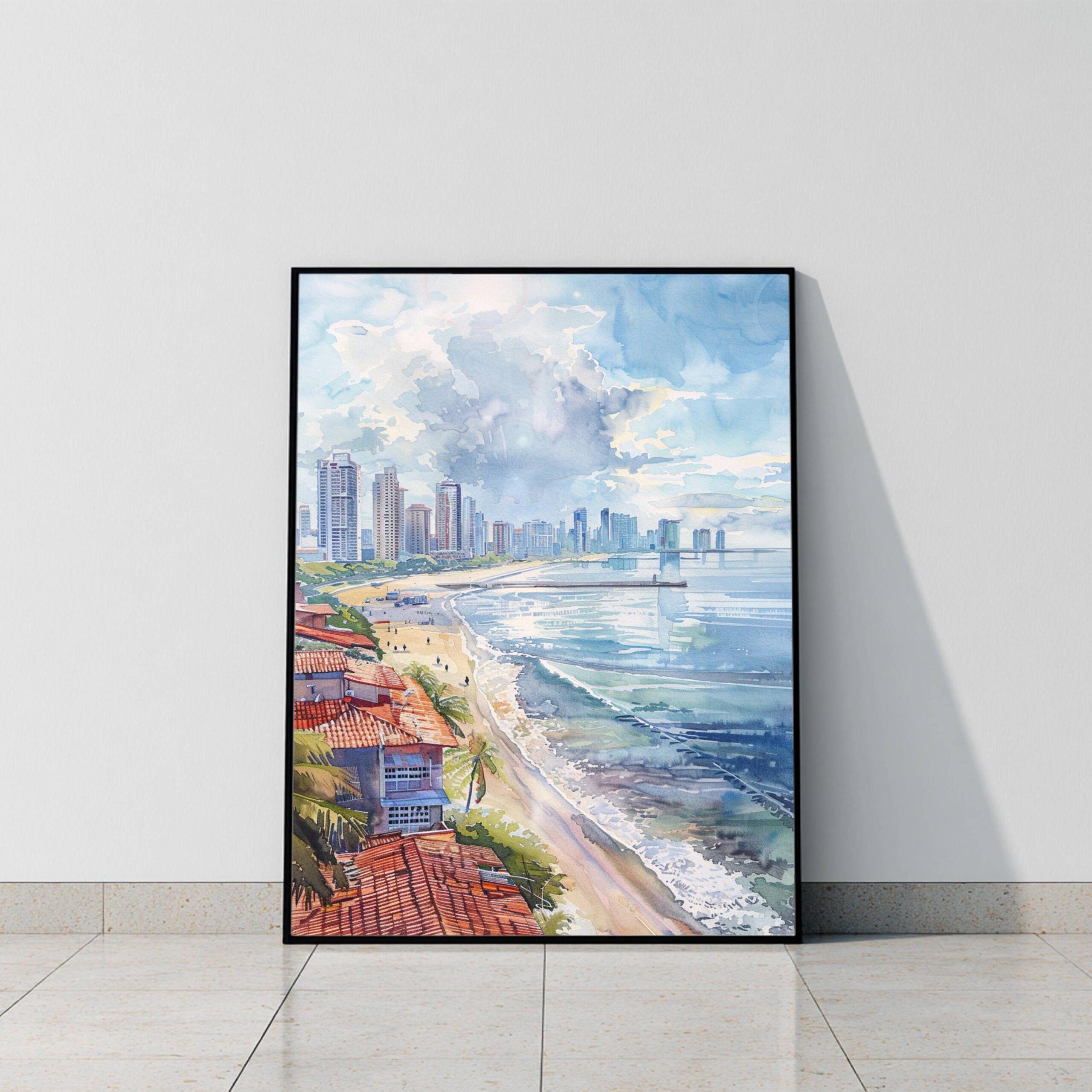Panama Central America Watercolor: Vacation Travel Art Poster - Image 8