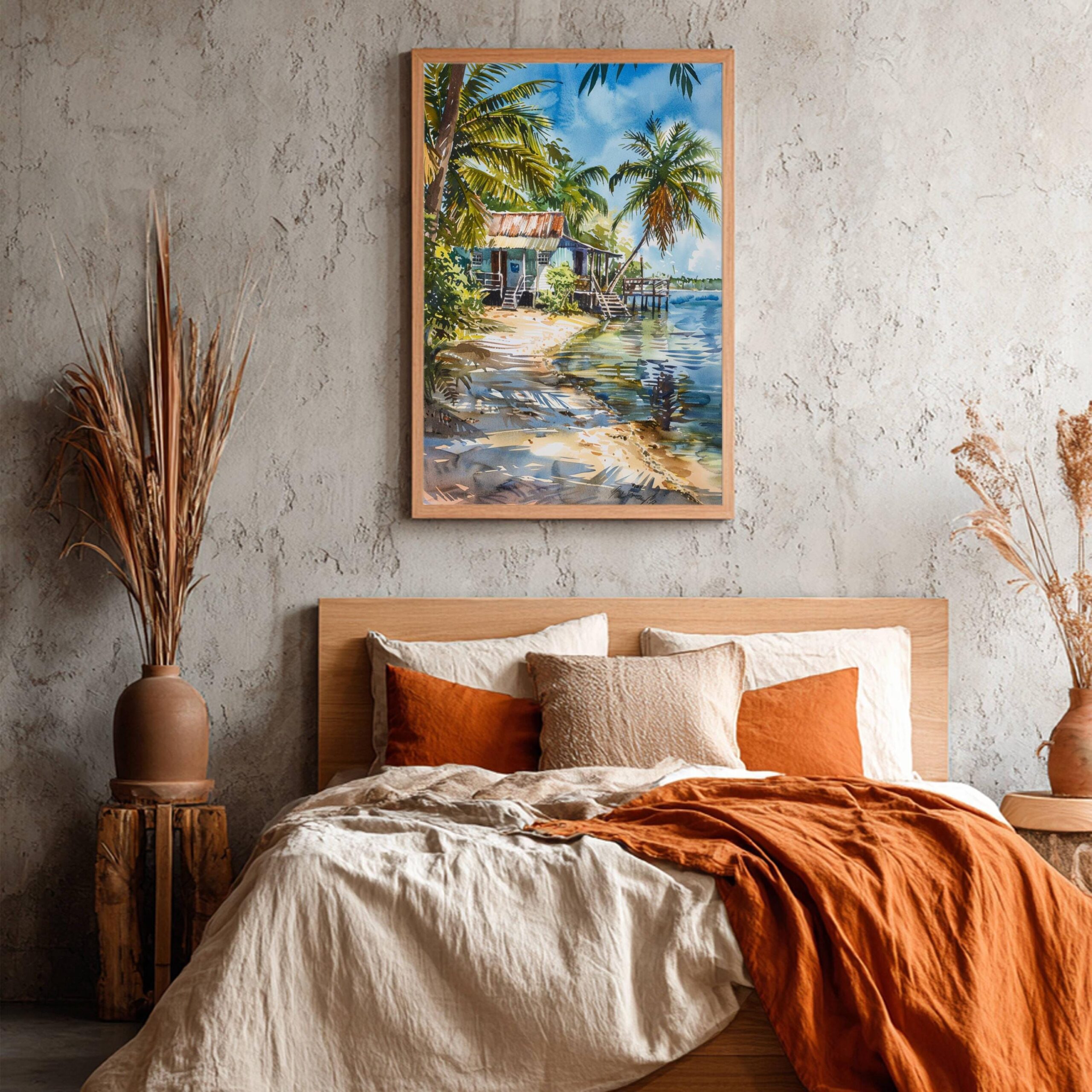 Belize Central America Watercolor: Travel Art Poster - Image 6