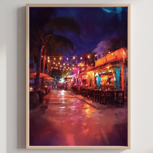 Cabo San Lucas Mexico Watercolor: Travel Art Poster