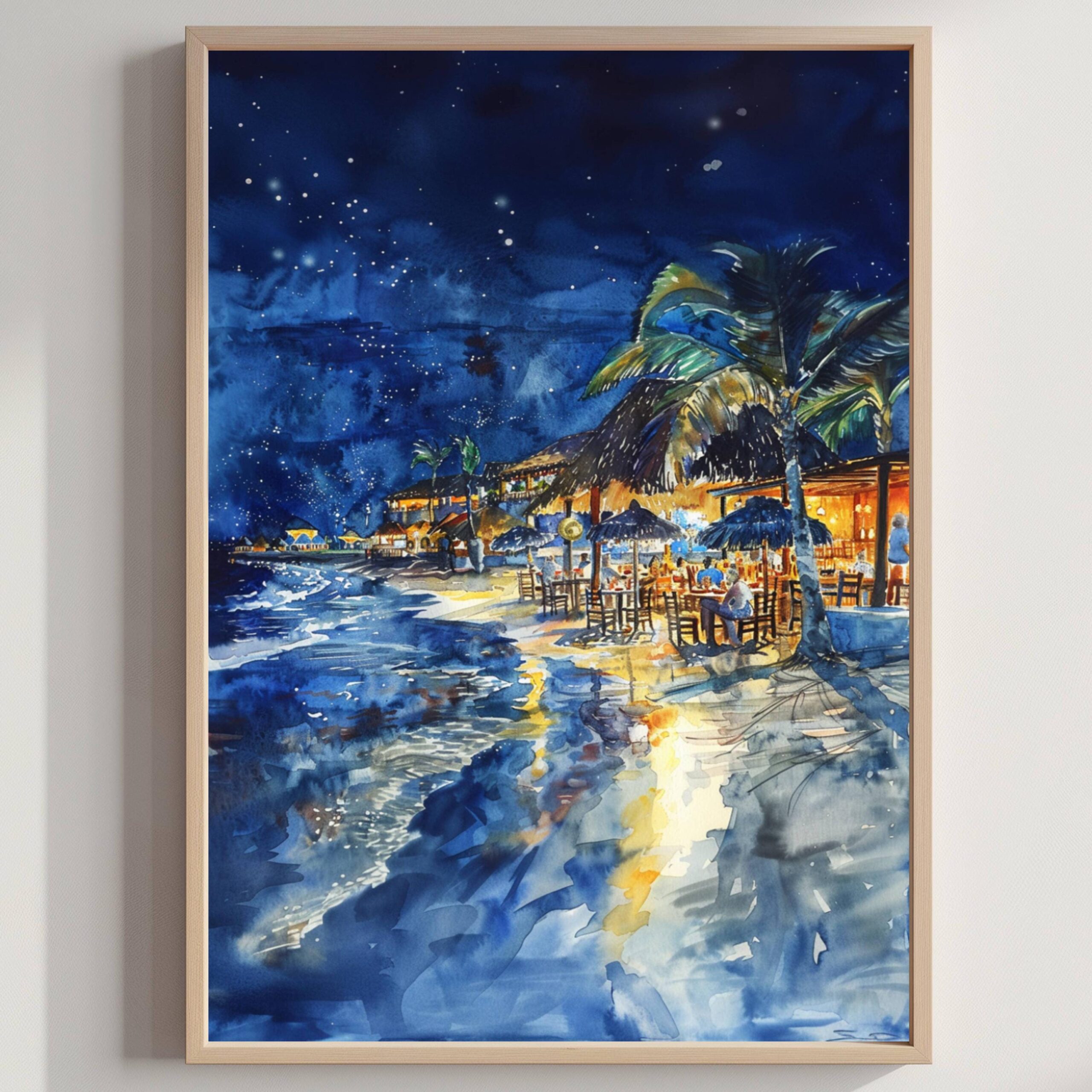 Cabo San Lucas Mexico Watercolor: Travel Art Poster