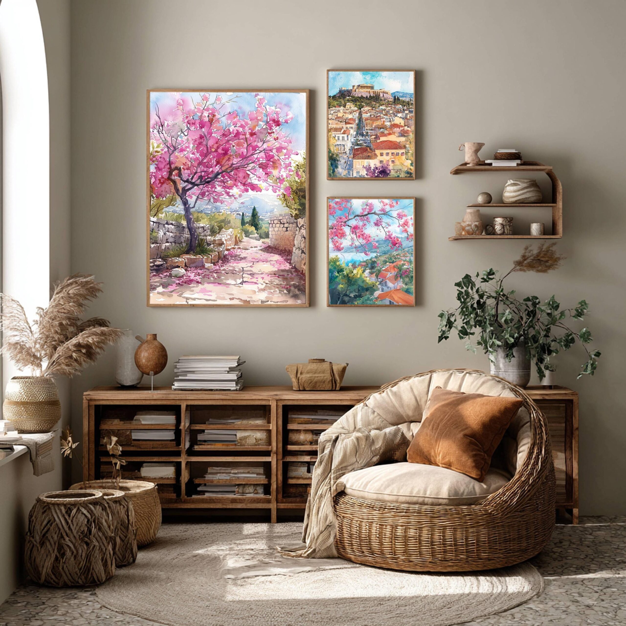 Israel Middle East Watercolor Print: Travel Art Poster - Image 6