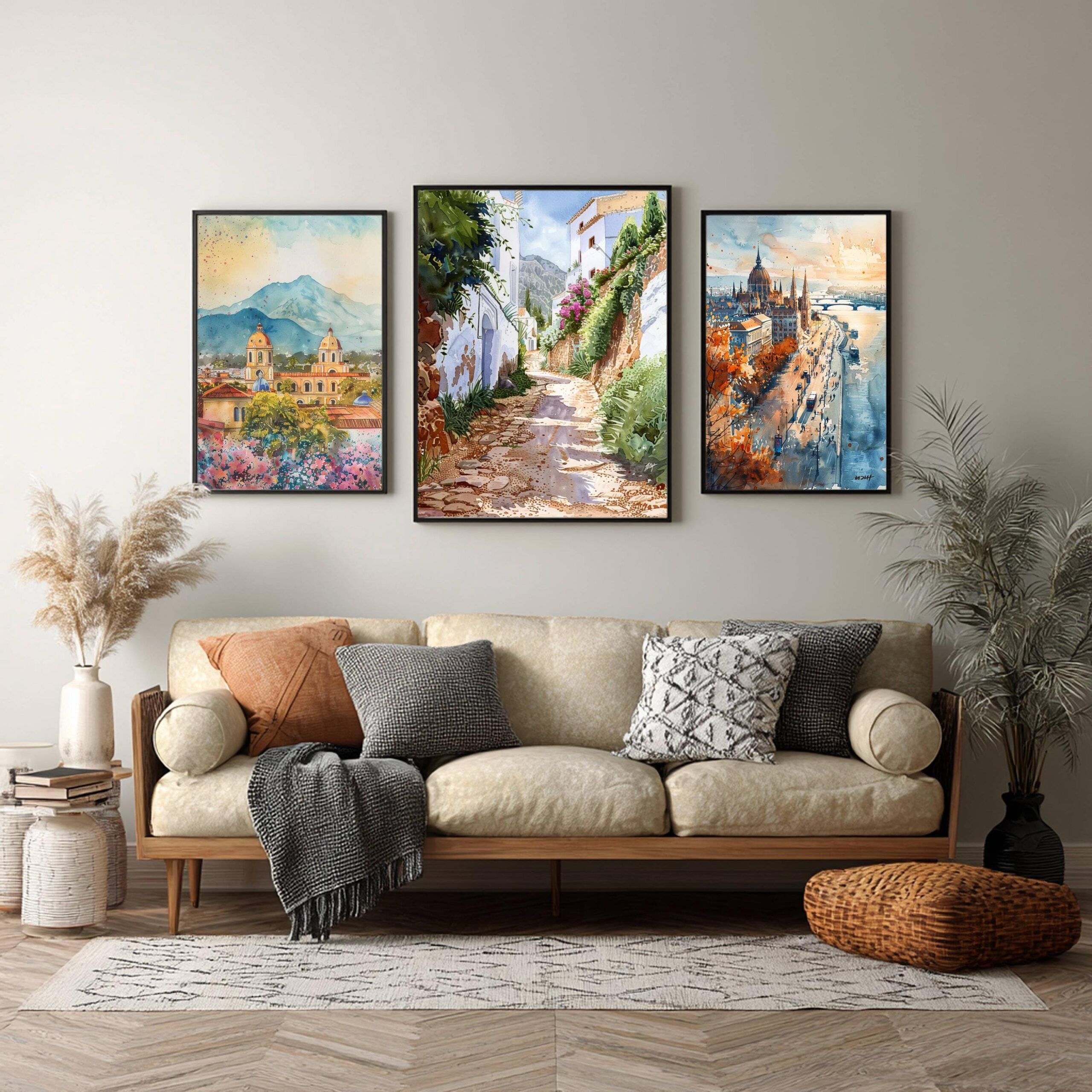 Morocco North Africa Watercolor: Travel Poster Print - Image 6