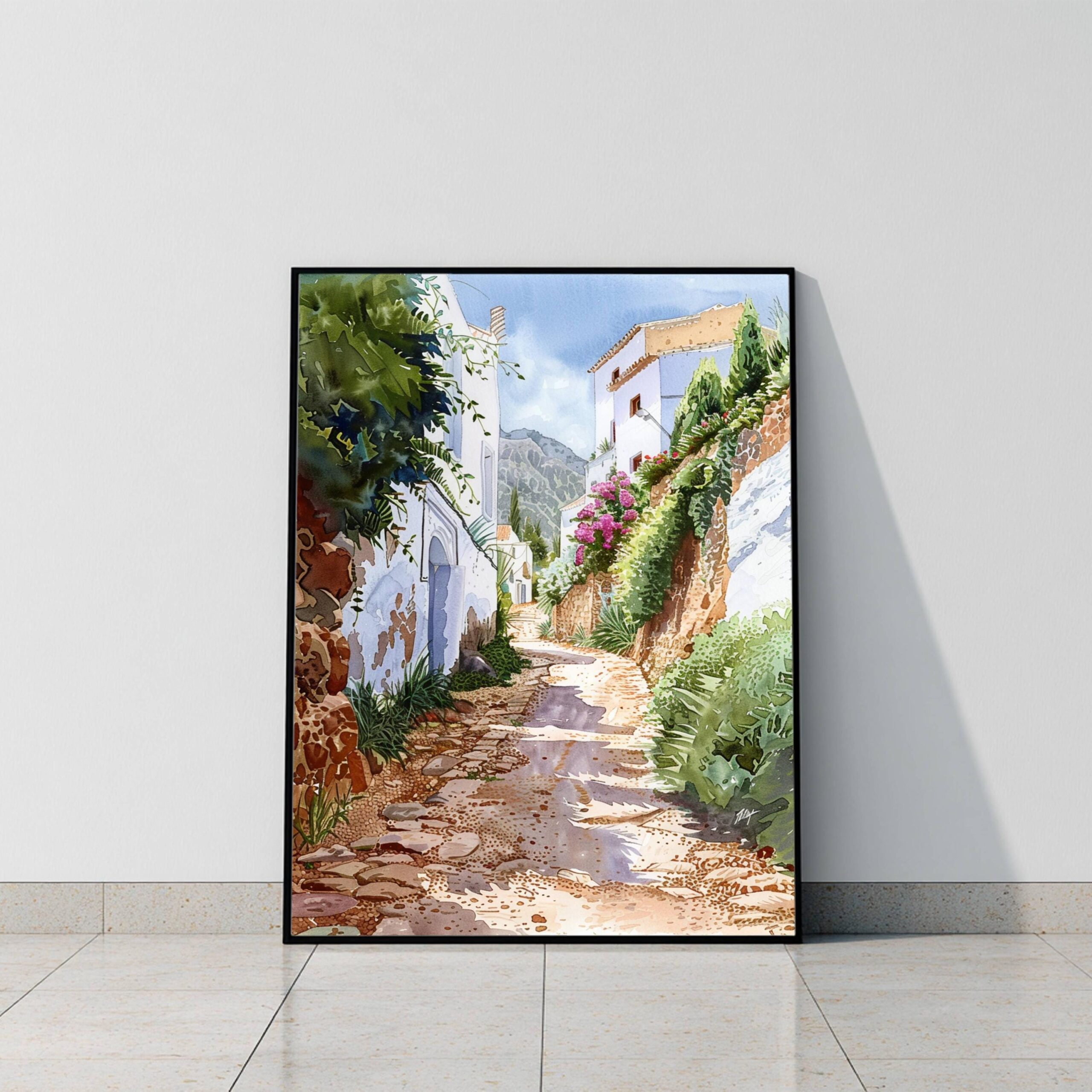 Morocco North Africa Watercolor: Travel Poster Print - Image 10