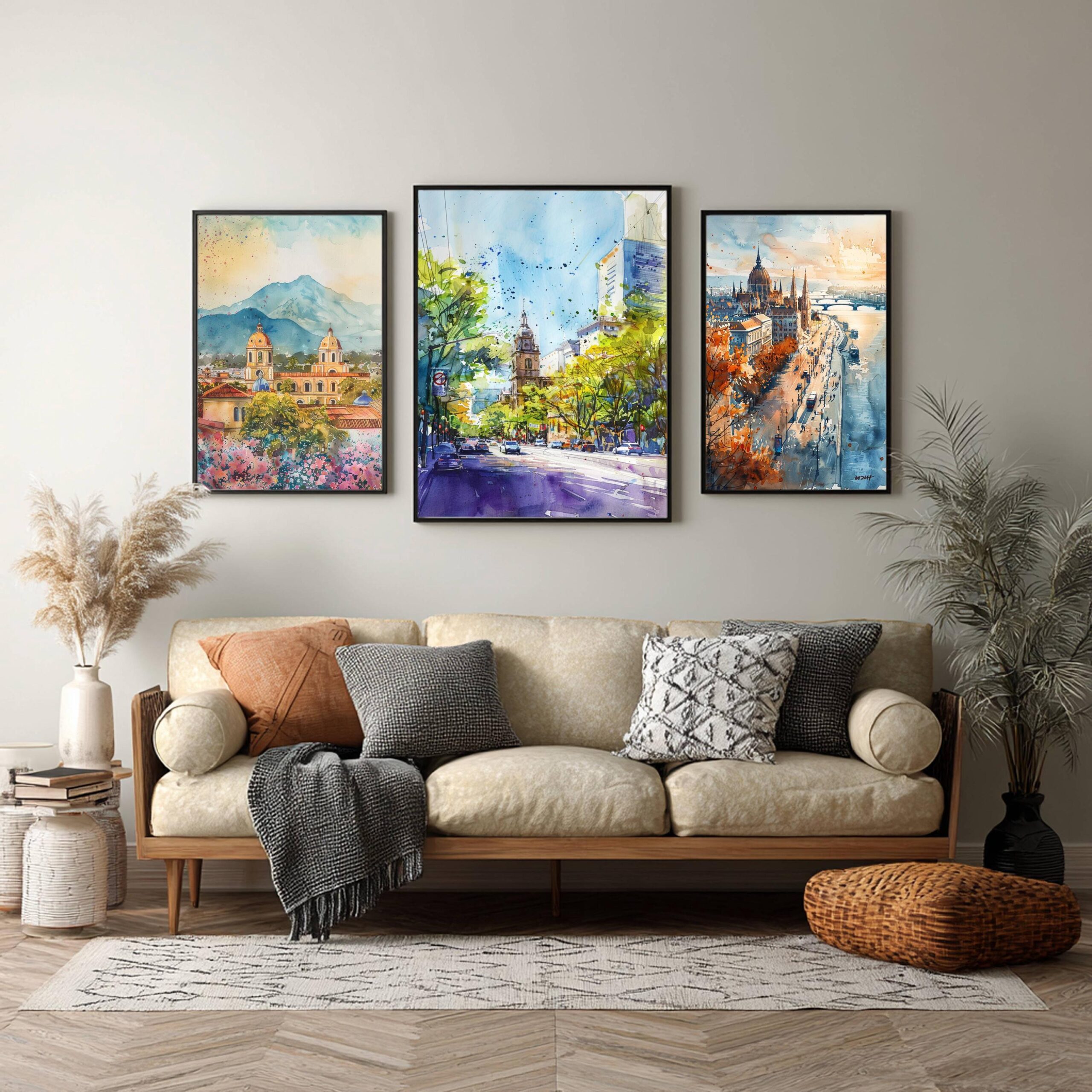 San Jose Costa Rica Watercolor: Travel Poster - Image 6