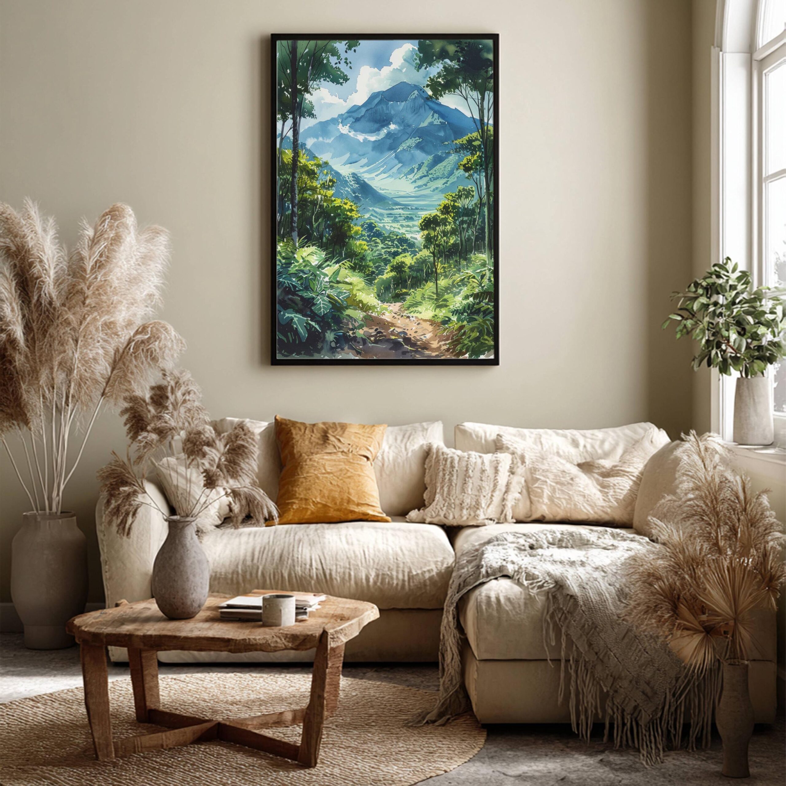 Guatemala Central America Watercolor Print: Travel Art Poster - Image 7