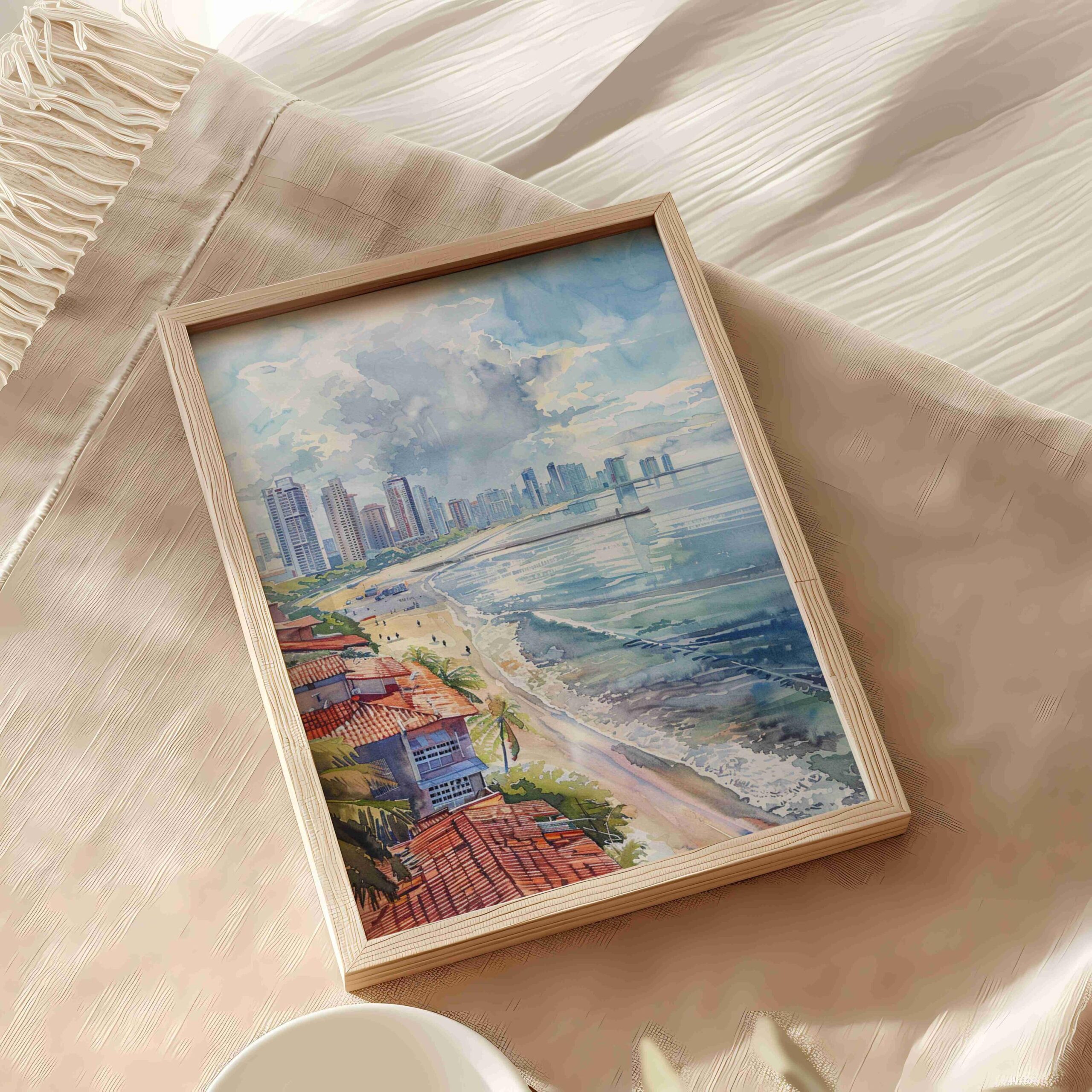 Panama Central America Watercolor: Vacation Travel Art Poster - Image 9