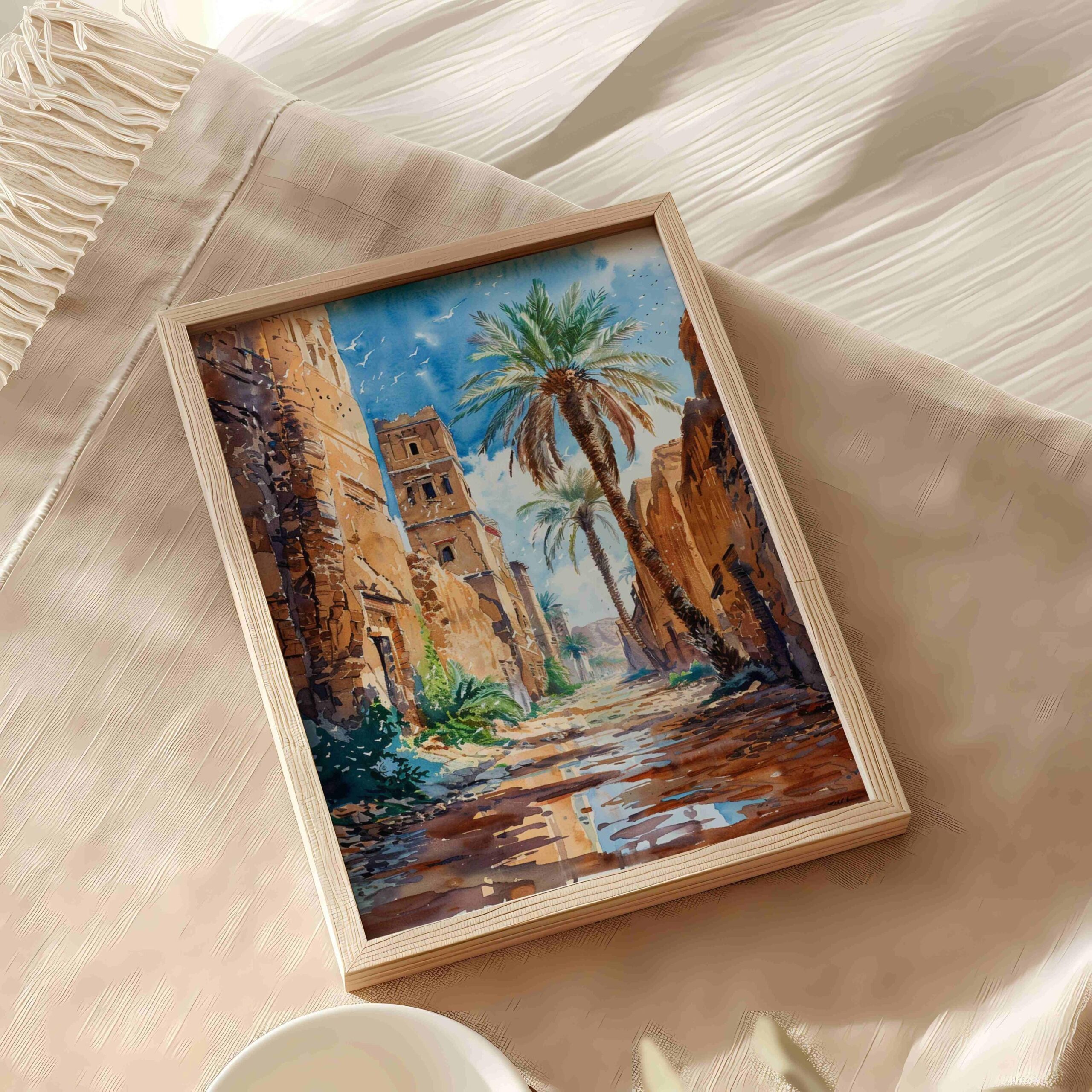Libya North Africa Watercolor: Travel Poster Print - Image 9