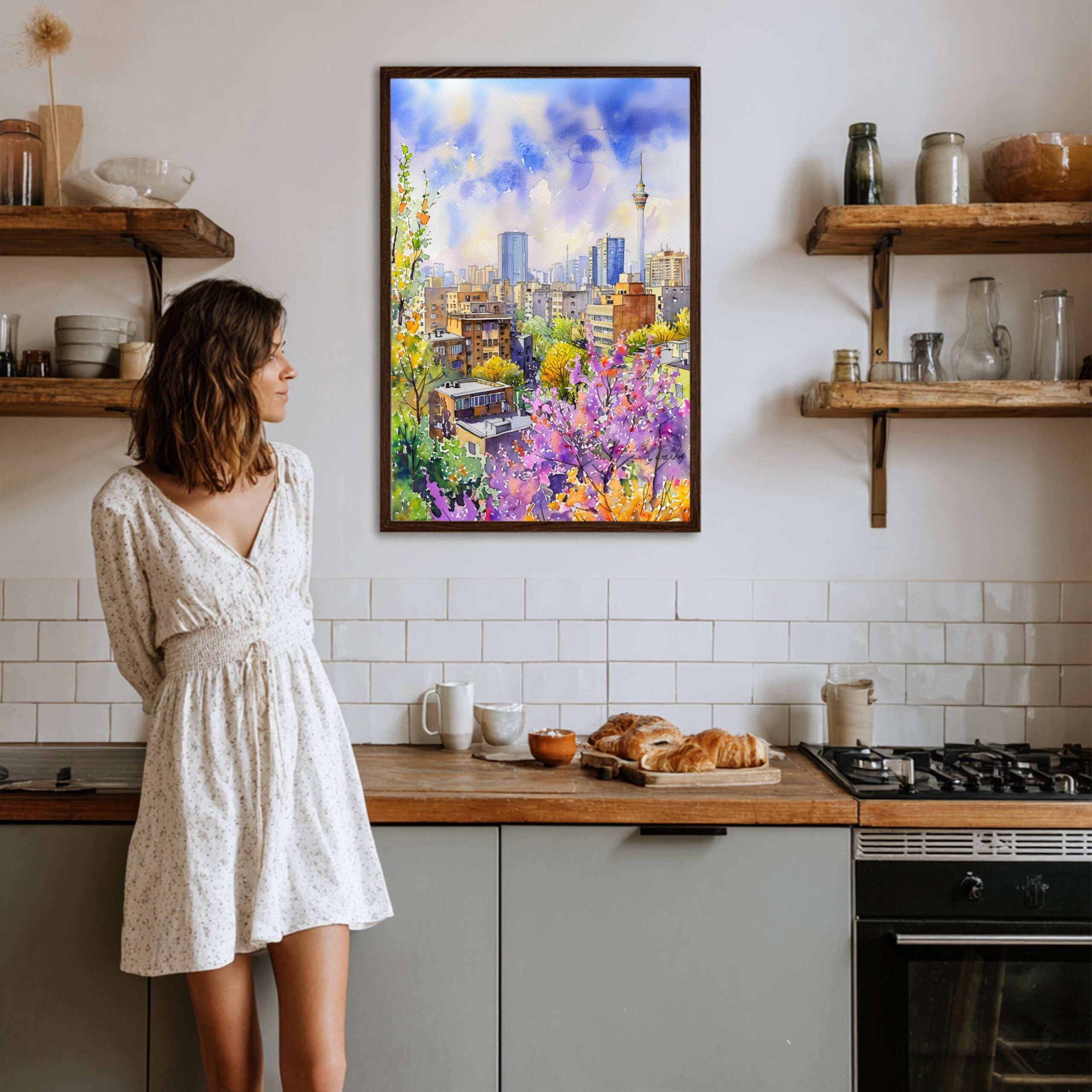 Tehran Iran Watercolor Print: Middle East Travel Art Poster - Image 8