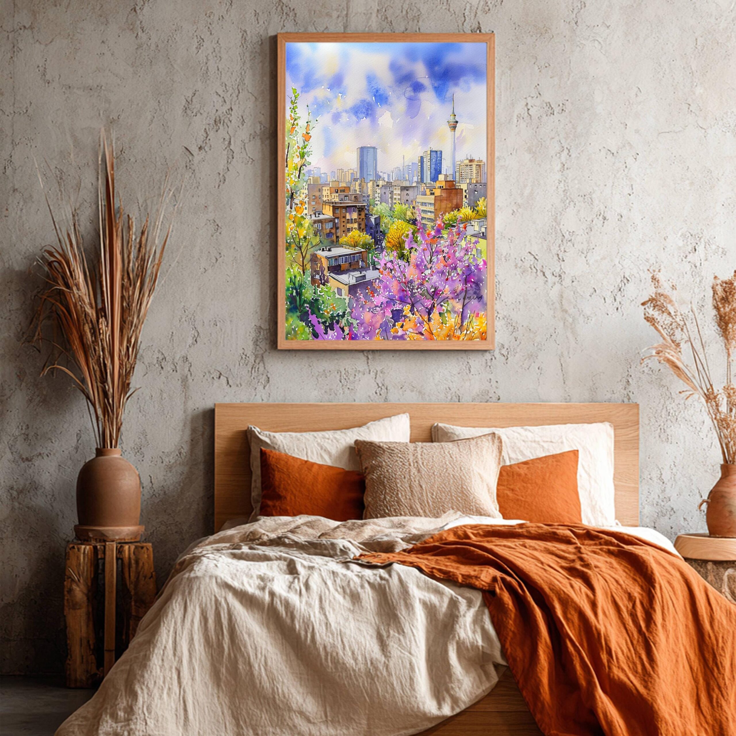 Tehran Iran Watercolor Print: Middle East Travel Art Poster - Image 4
