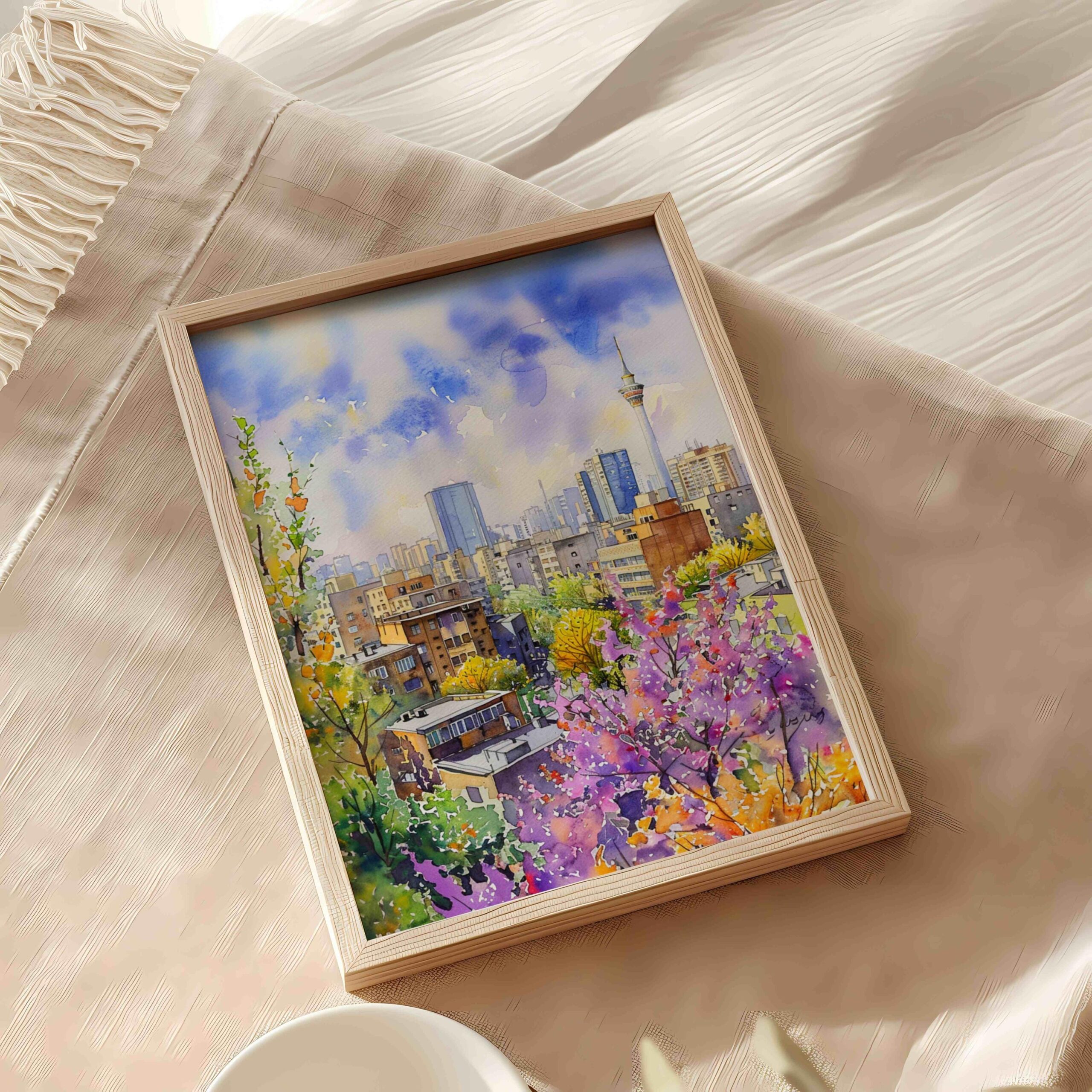 Tehran Iran Watercolor Print: Middle East Travel Art Poster - Image 6
