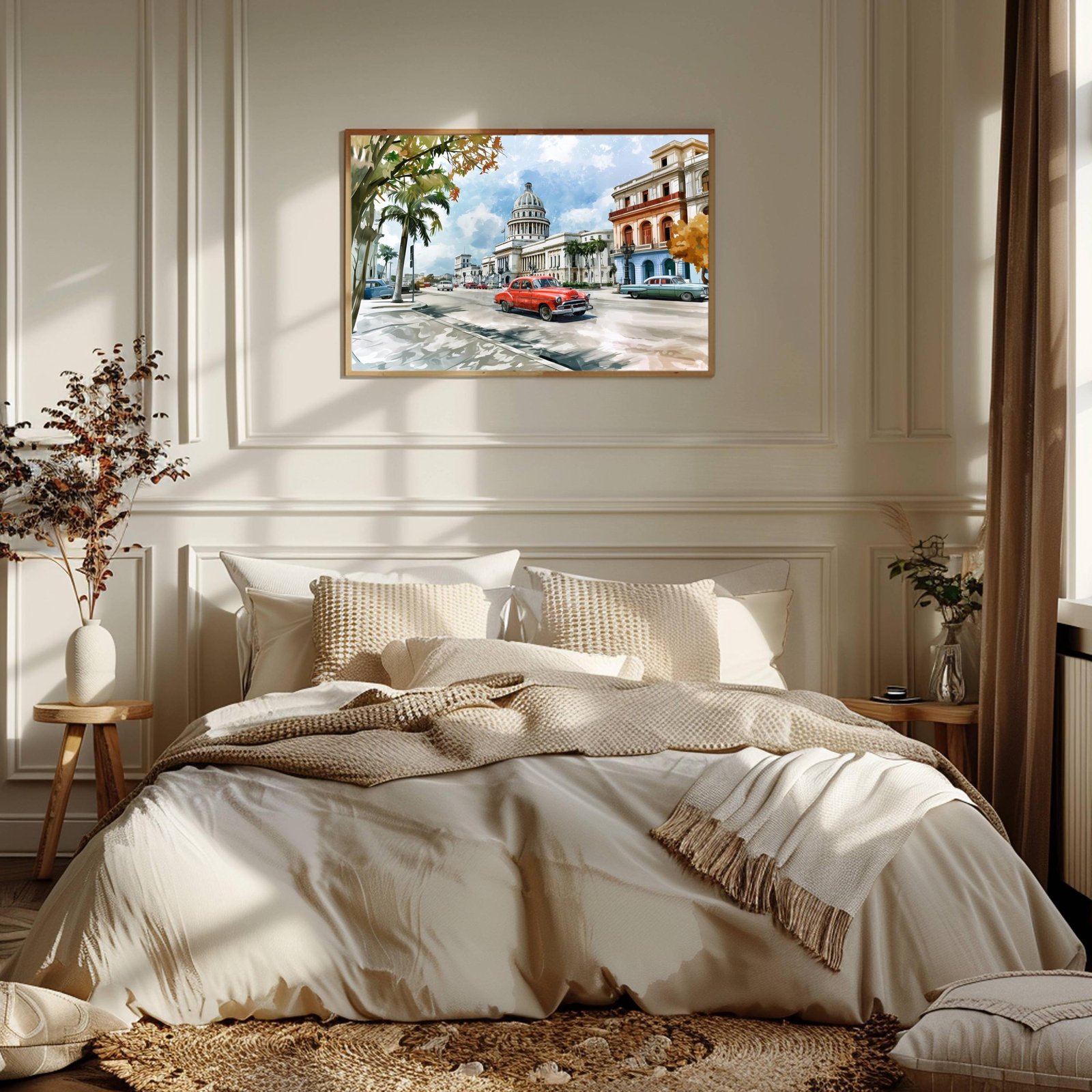 El Capitolio Havana Cuba Watercolor Print: Cuban Travel Art Poster - Image 2