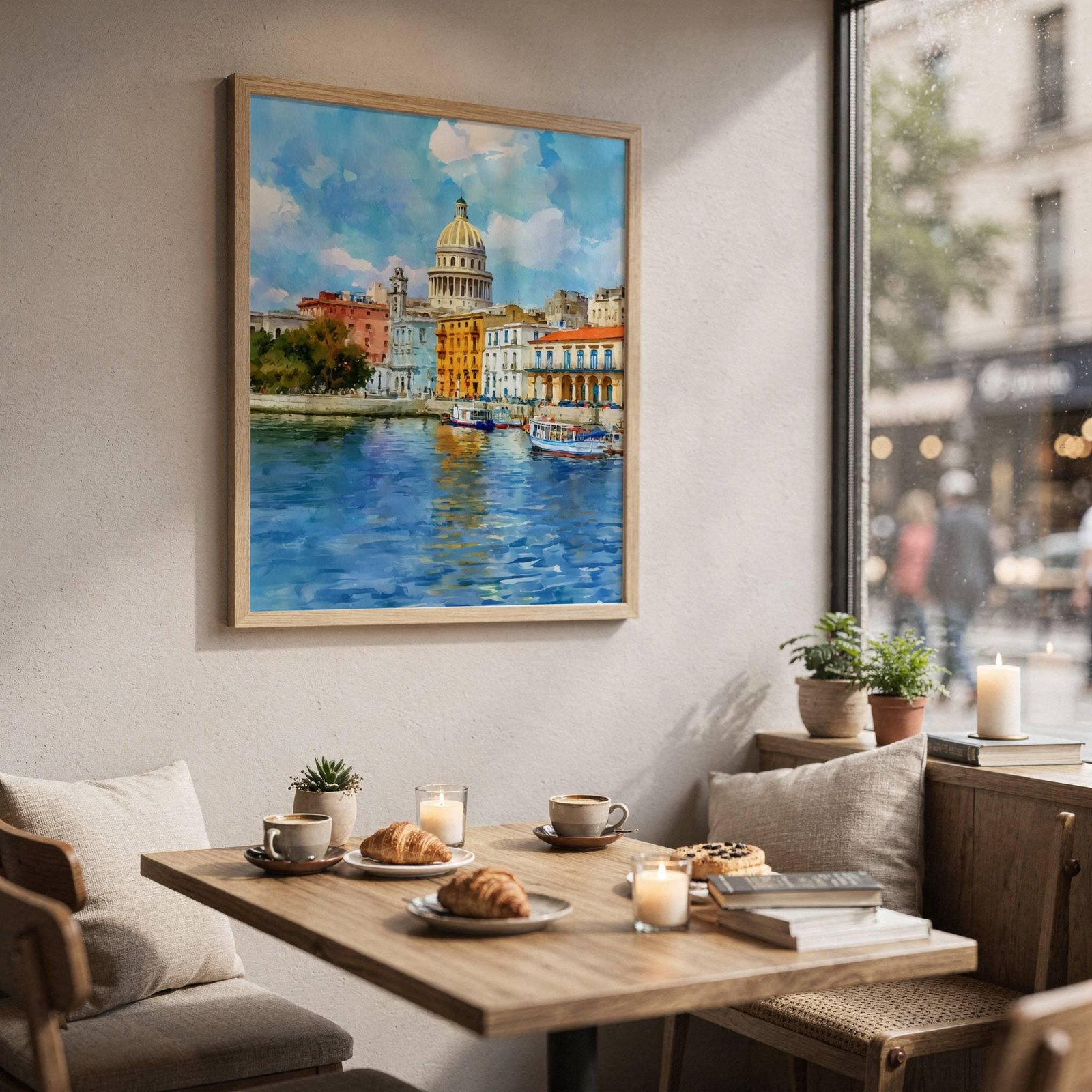 Havana Cuba Caribbean Watercolor Print: Travel Art Poster - Image 9