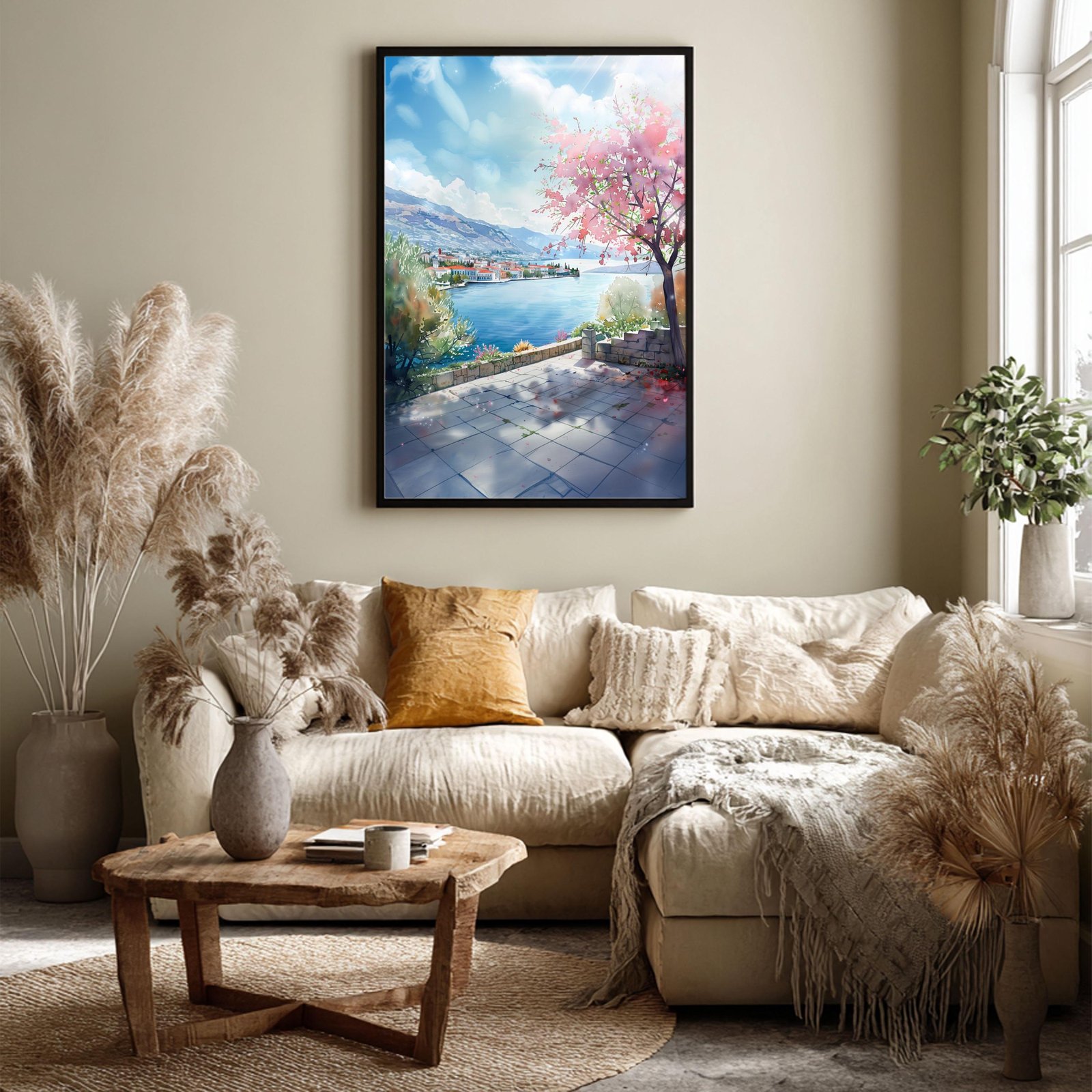 Agios Nikolaos Crete Greece Watercolor Print: Greek Travel Art Poster - Image 7