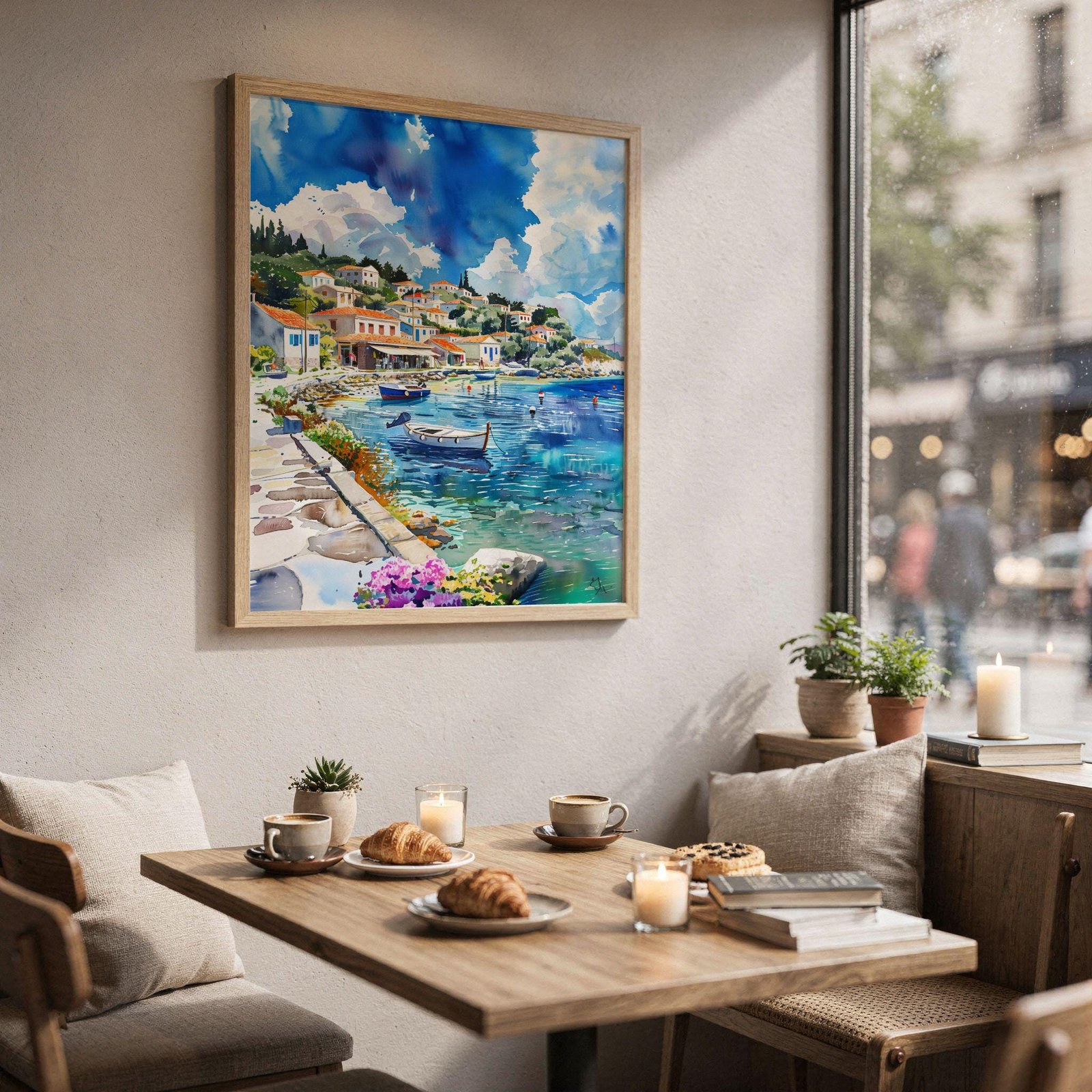 Paxos Island Greece Watercolor Print: Greek Travel Art Poster - Image 3