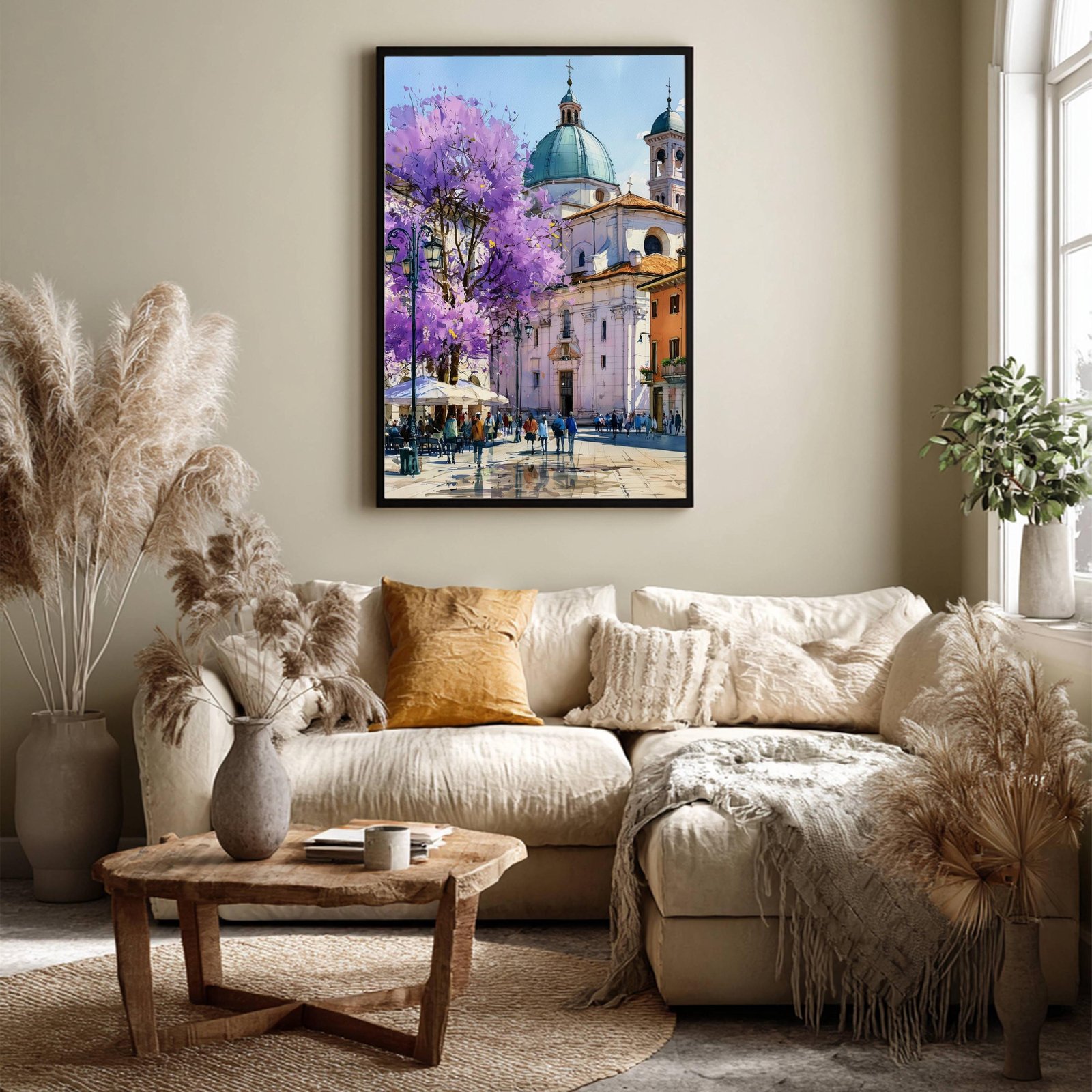 Brescia Lombardy Italy Watercolor Print: Italian Travel Art Poster - Image 4
