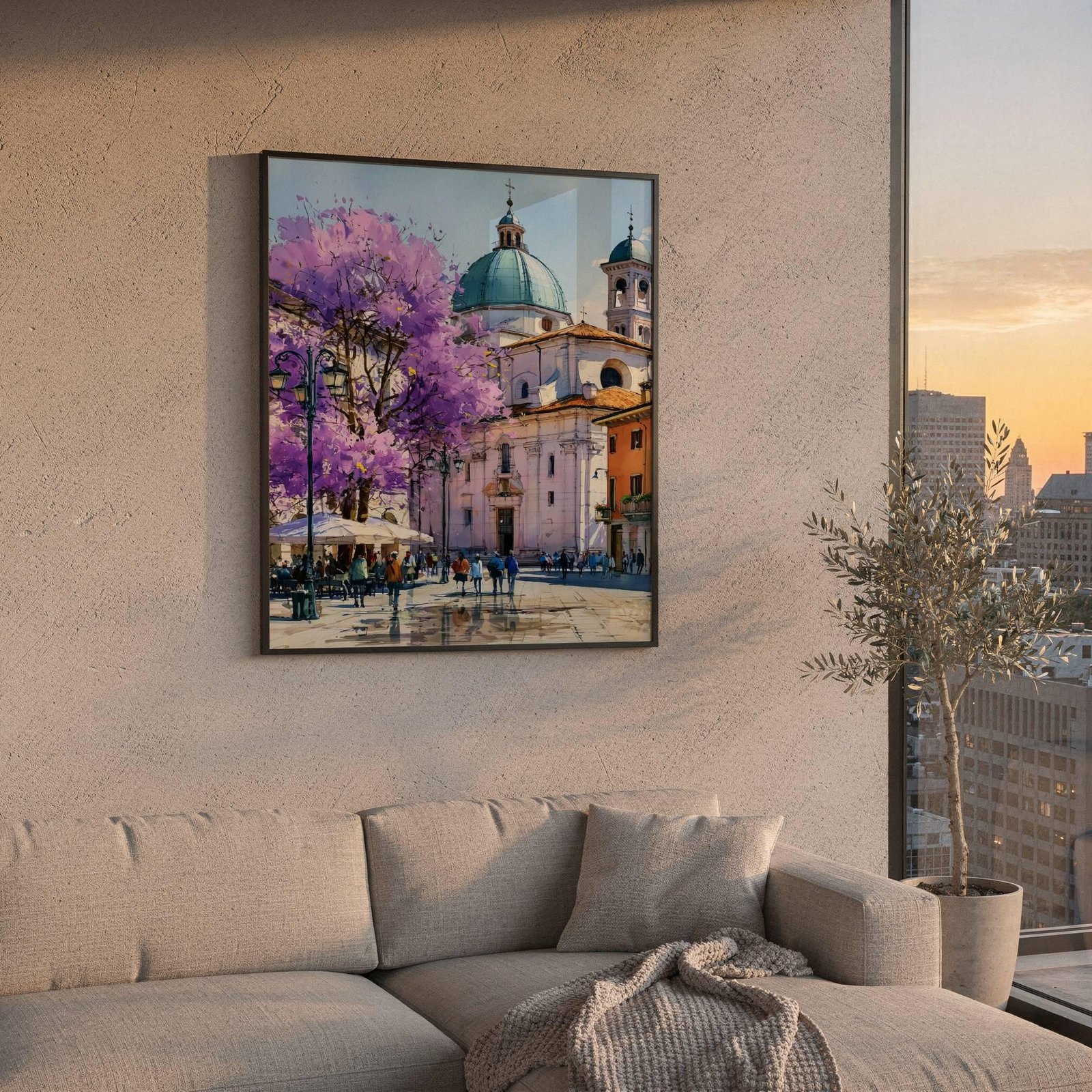 Brescia Lombardy Italy Watercolor Print: Italian Travel Art Poster - Image 5