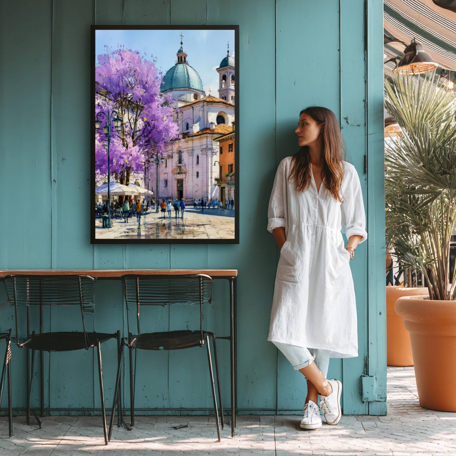 Brescia Lombardy Italy Watercolor Print: Italian Travel Art Poster - Image 7