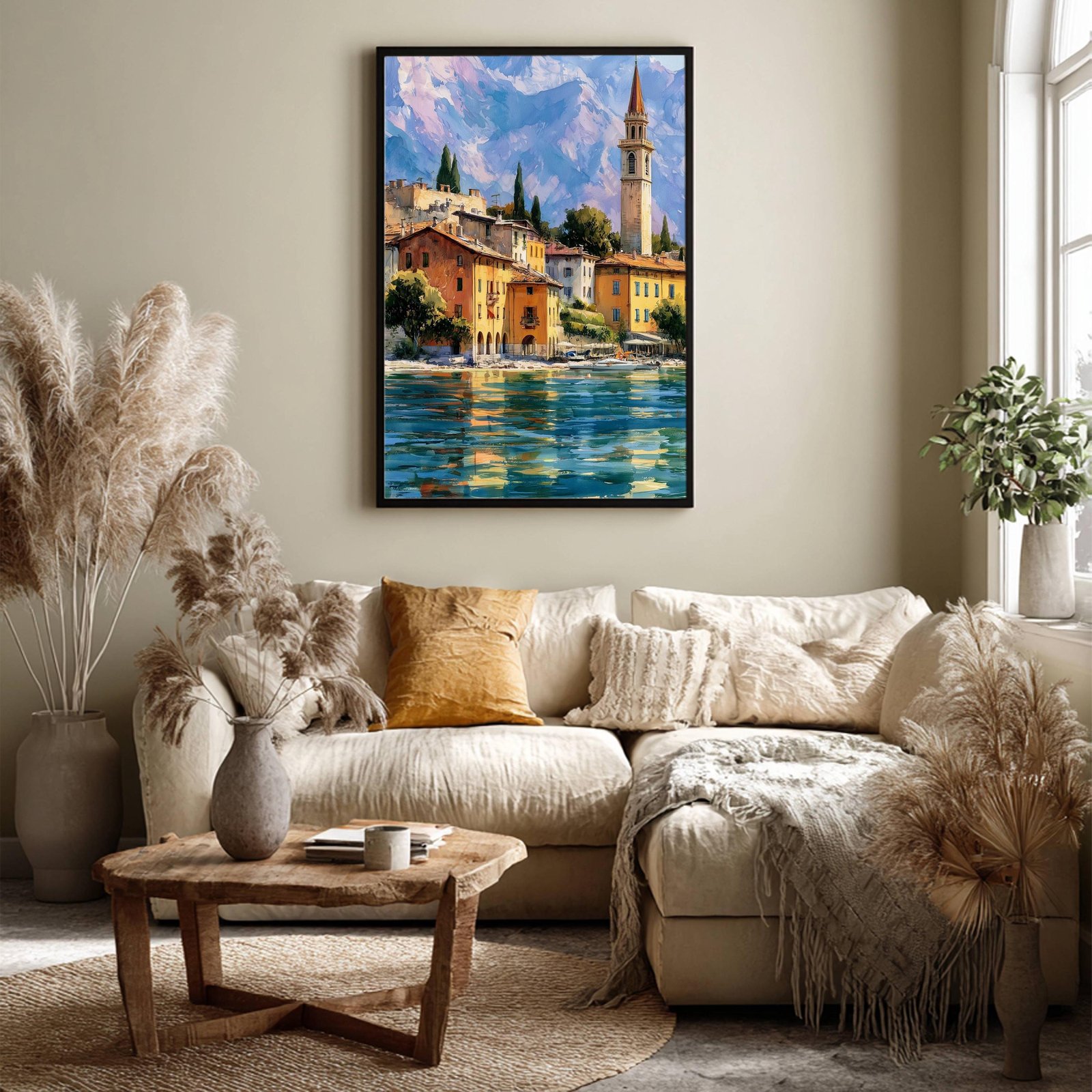 Garda Lake Garda Italy Watercolor Print: Travel Art Poster - Image 4