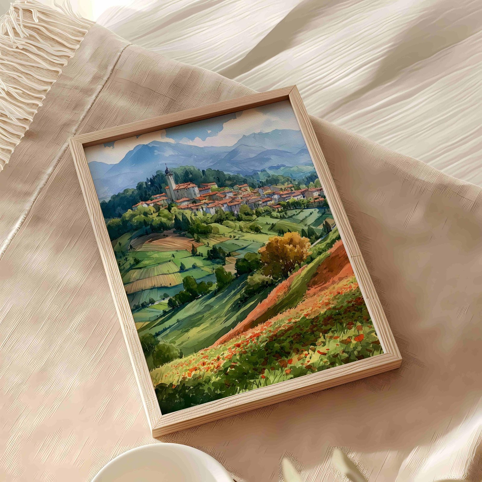 Lombardy Italy Watercolor Print: Italian Travel Art Poster - Image 10