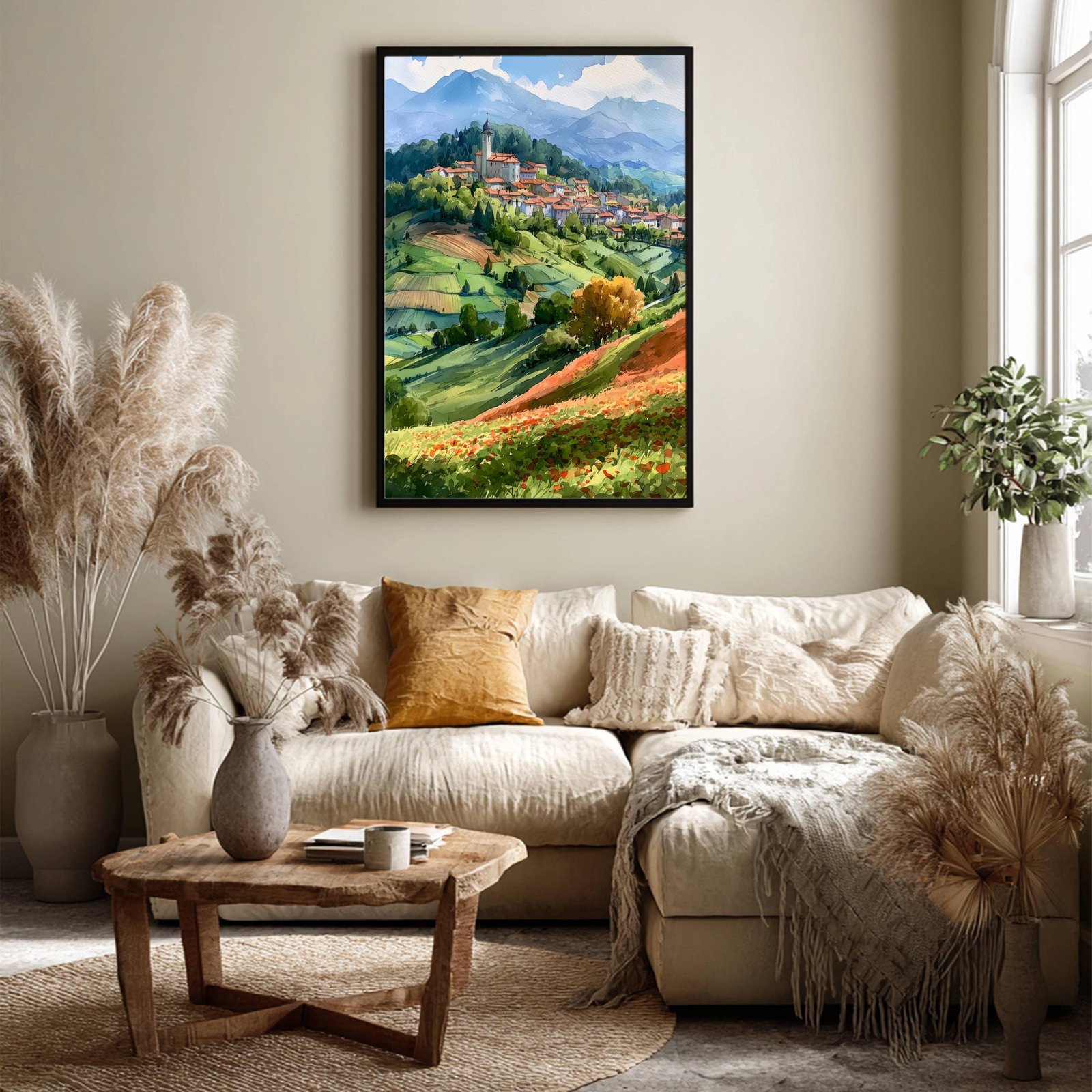 Lombardy Italy Watercolor Print: Italian Travel Art Poster - Image 4