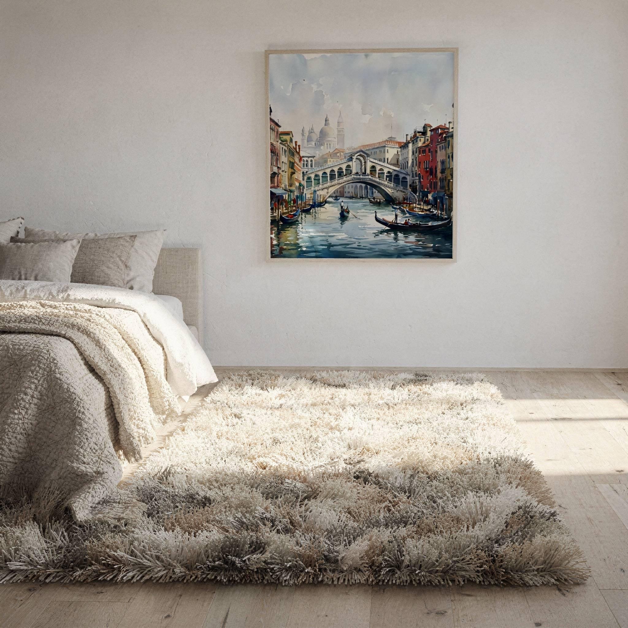 Venice Grand Canal Italy Watercolor Print: Rialto Bridge Travel Art Poster - Image 10
