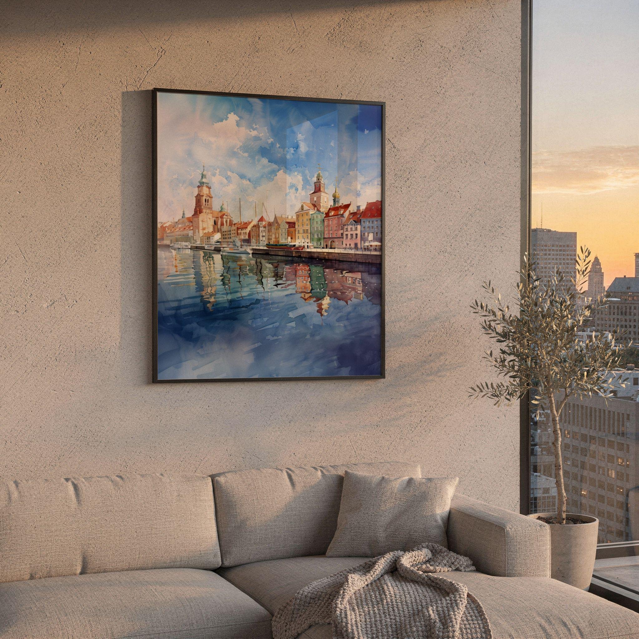 Poznan Poland Watercolor Print: Polish Travel Art Poster - Image 2