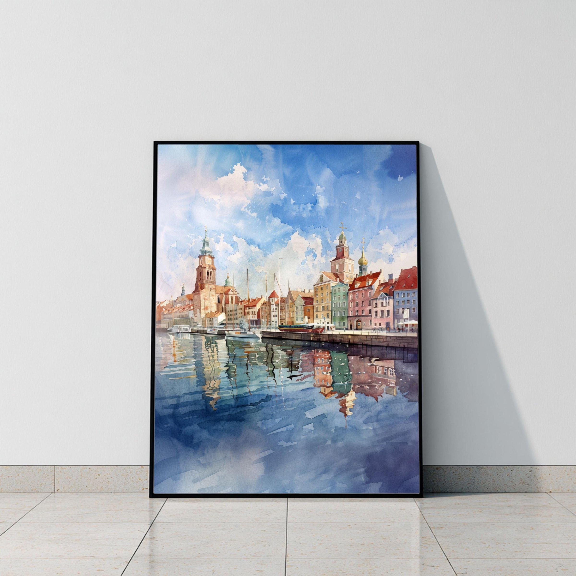 Poznan Poland Watercolor Print: Polish Travel Art Poster - Image 6