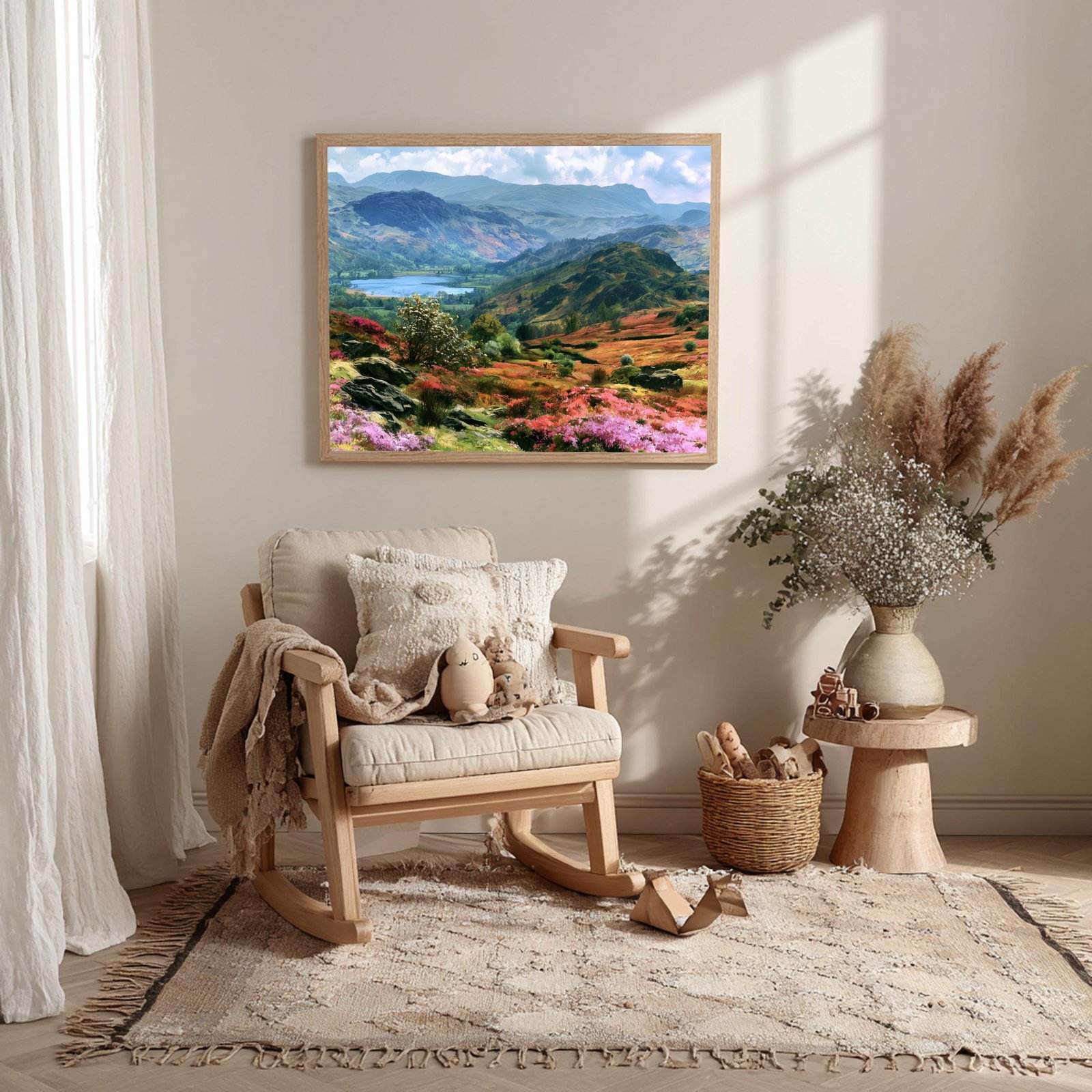 Lake District Cumbria England Watercolor Print: UK Travel Art Poster - Image 10