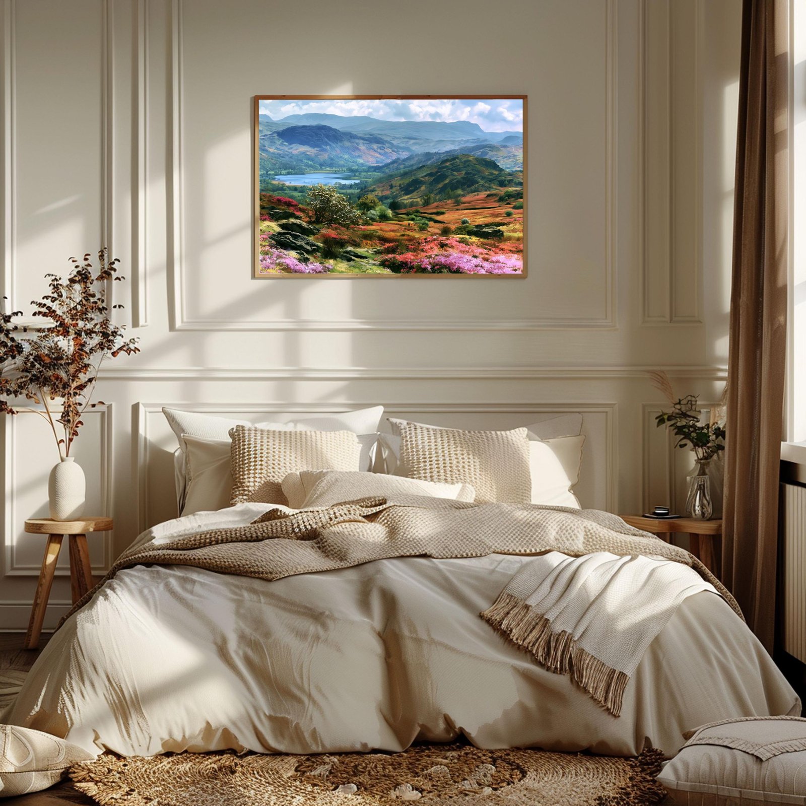 Lake District Cumbria England Watercolor Print: UK Travel Art Poster - Image 2