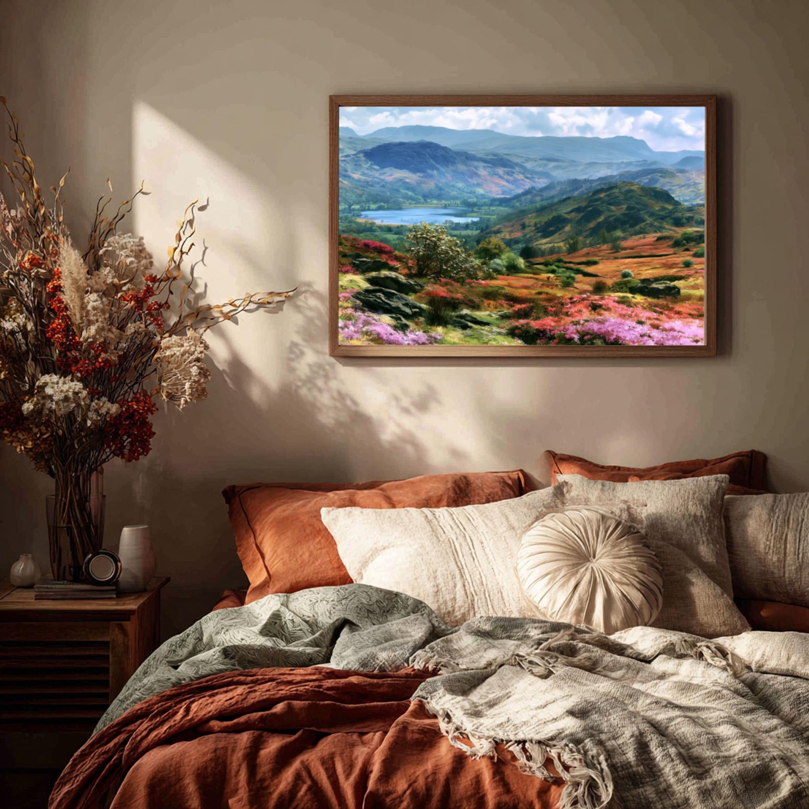 Lake District Cumbria England Watercolor Print: UK Travel Art Poster - Image 3