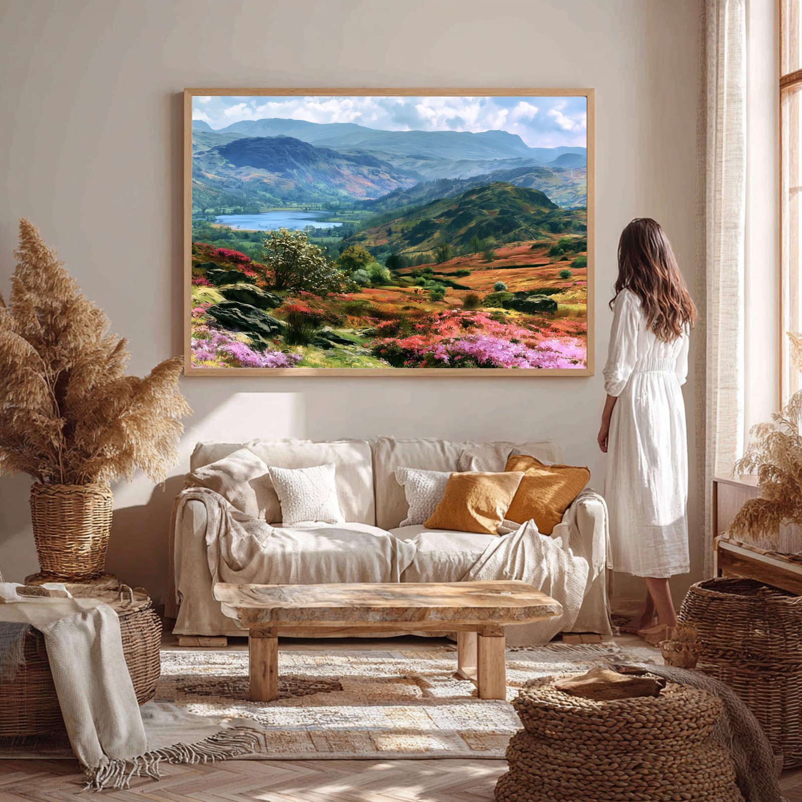 Lake District Cumbria England Watercolor Print: UK Travel Art Poster - Image 5