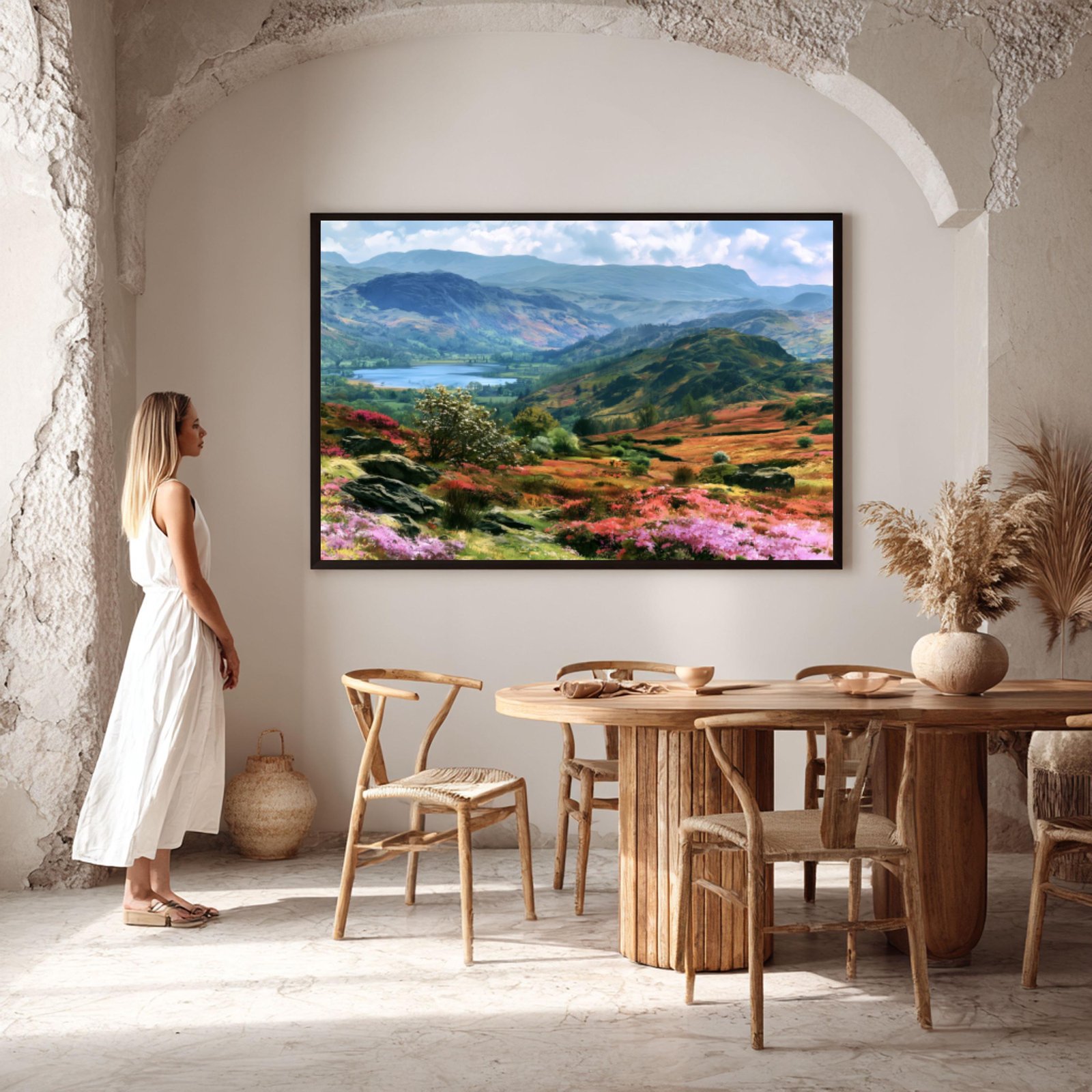 Lake District Cumbria England Watercolor Print: UK Travel Art Poster - Image 6