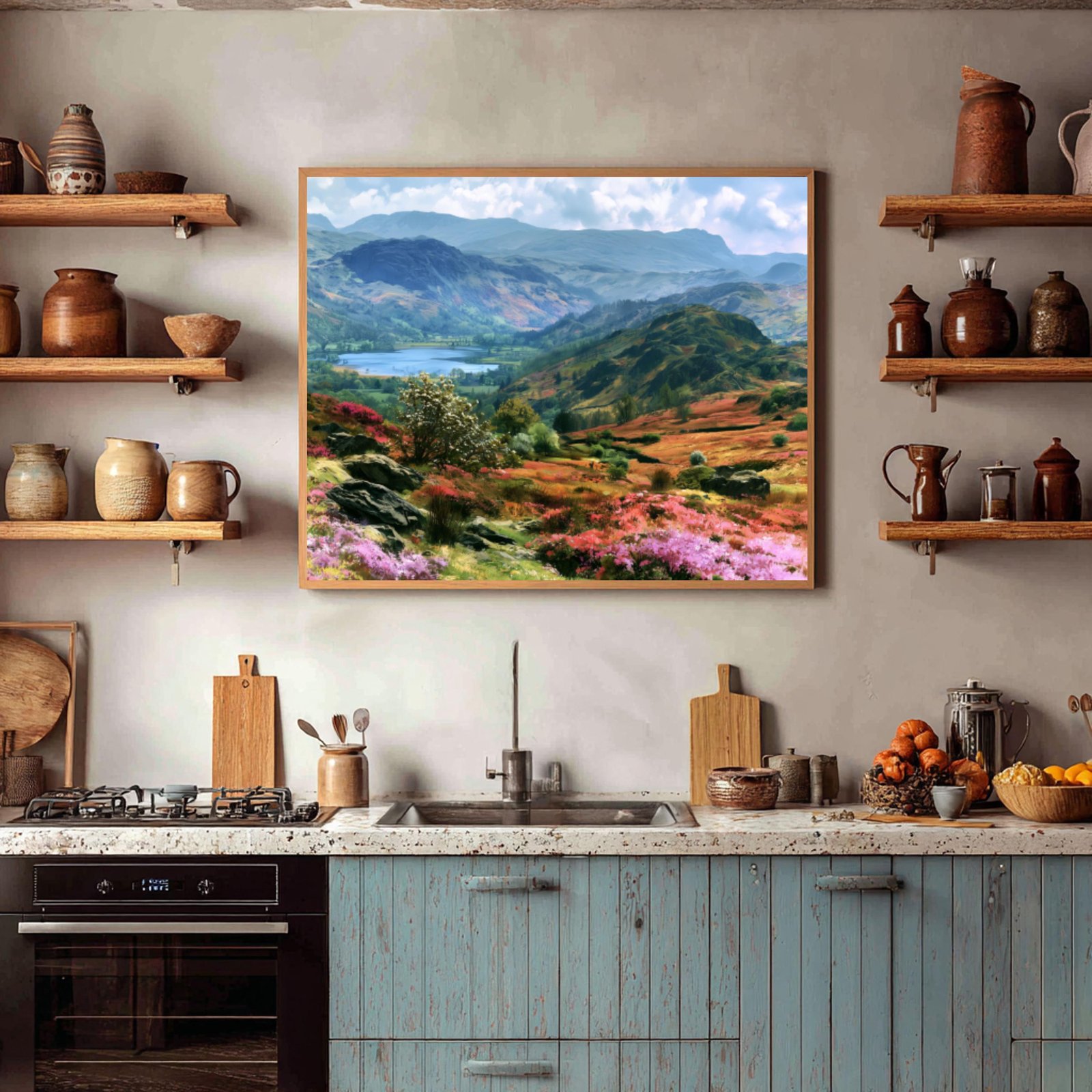 Lake District Cumbria England Watercolor Print: UK Travel Art Poster - Image 7