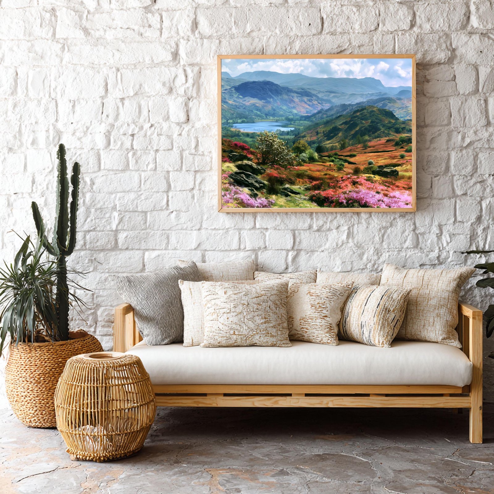 Lake District Cumbria England Watercolor Print: UK Travel Art Poster - Image 9