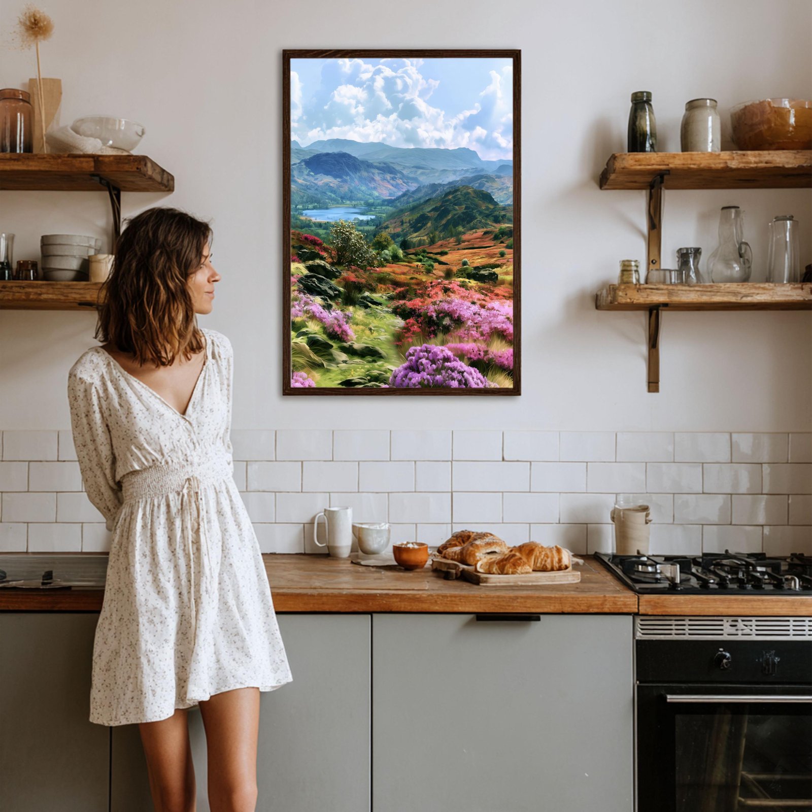 Lake District Cumbria England Watercolor Print: UK Travel Art Poster - Image 5