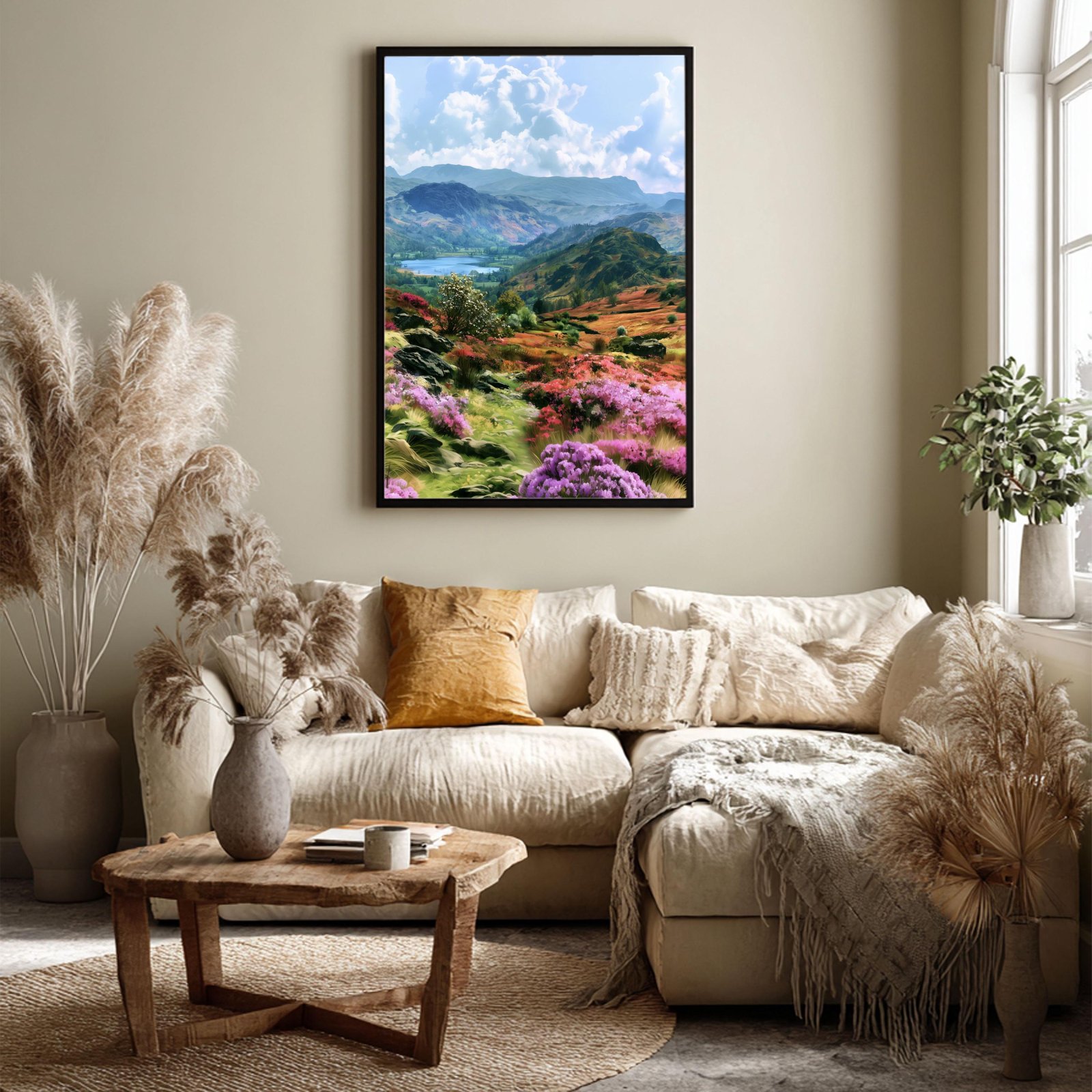 Lake District Cumbria England Watercolor Print: UK Travel Art Poster - Image 7