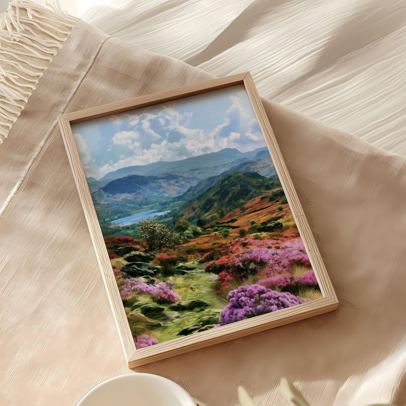 Lake District Cumbria England Watercolor Print: UK Travel Art Poster - Image 8
