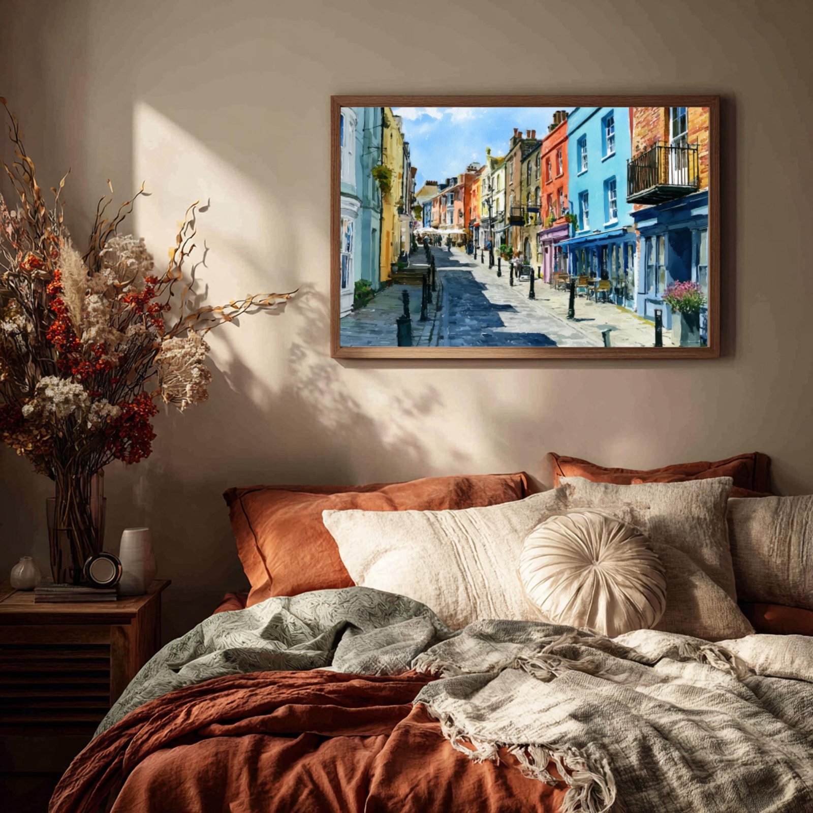 Folkestone Kent England Watercolor Print: UK Travel Art Poster - Image 3