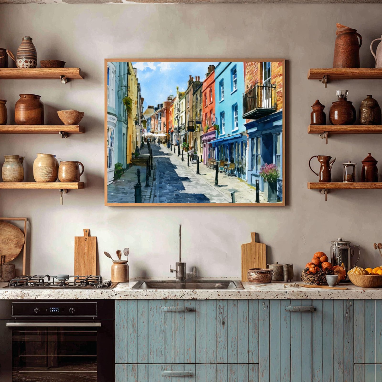 Folkestone Kent England Watercolor Print: UK Travel Art Poster - Image 7